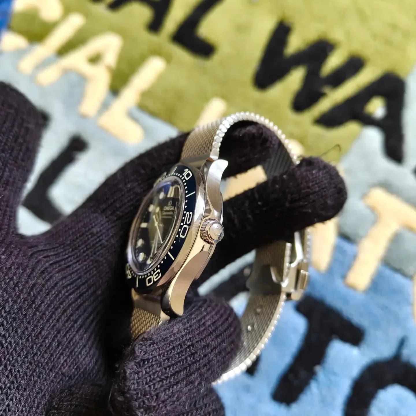 Thumb Seamaster Diver 300M Master Co-Axial 42 Stainless Steel / James Bond 60th Anniversary