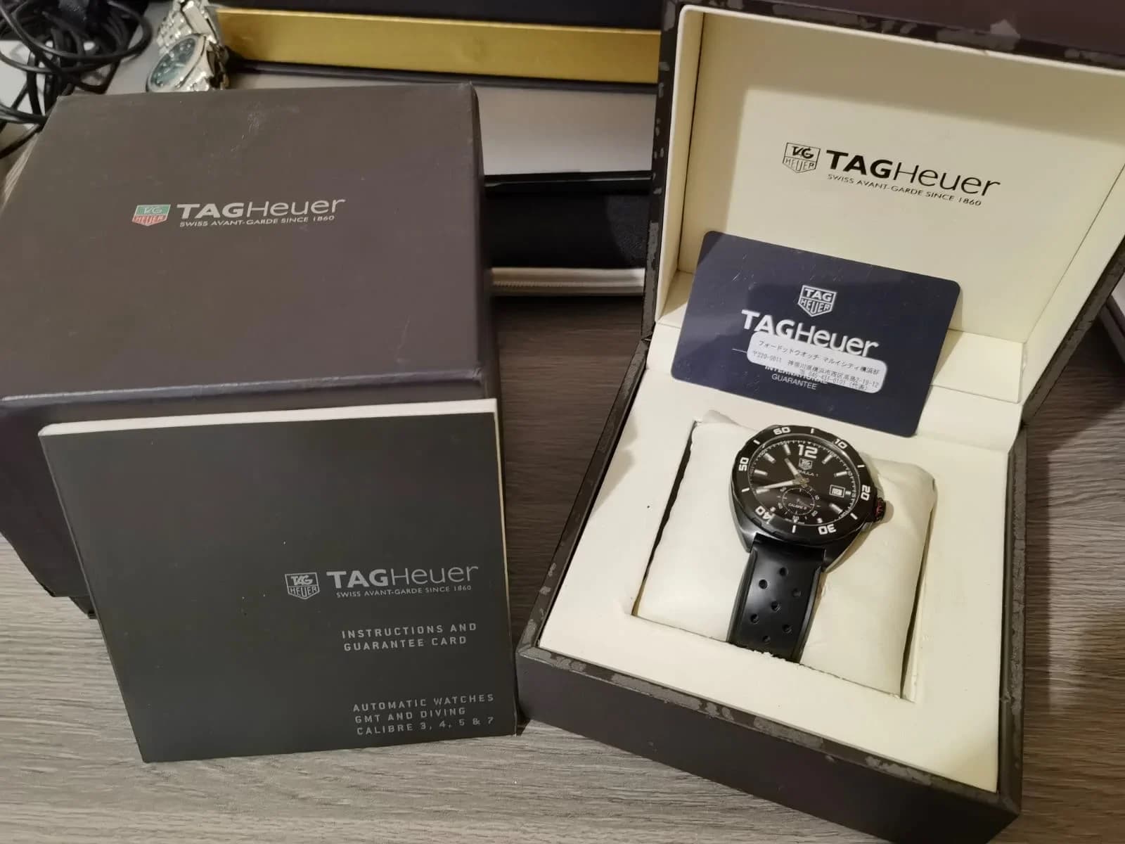 Thumb Formula 1 Calibre 6 43 PVD / Black / Rubber