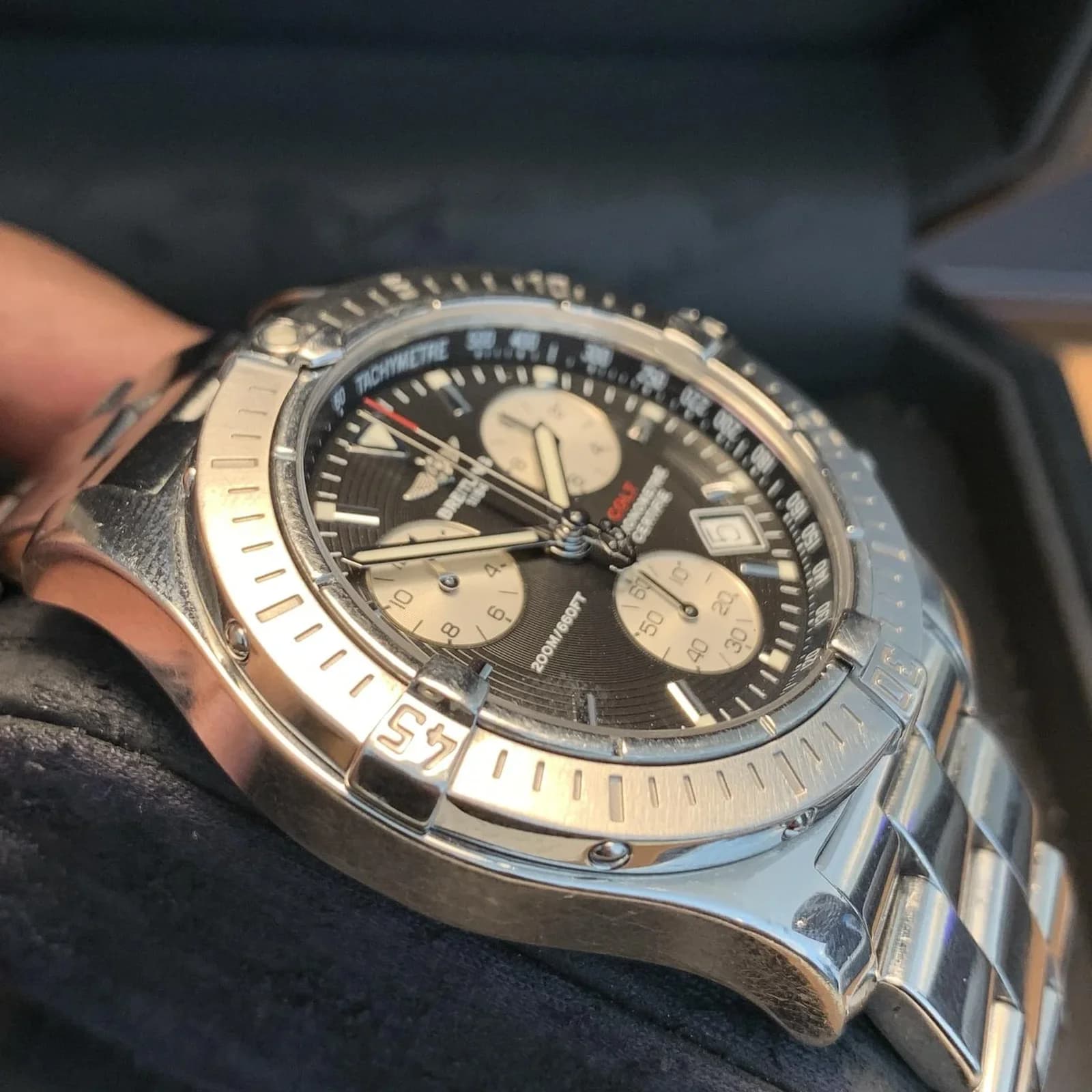 Thumb Colt Chronograph 41 Quartz Stainless Steel / Black