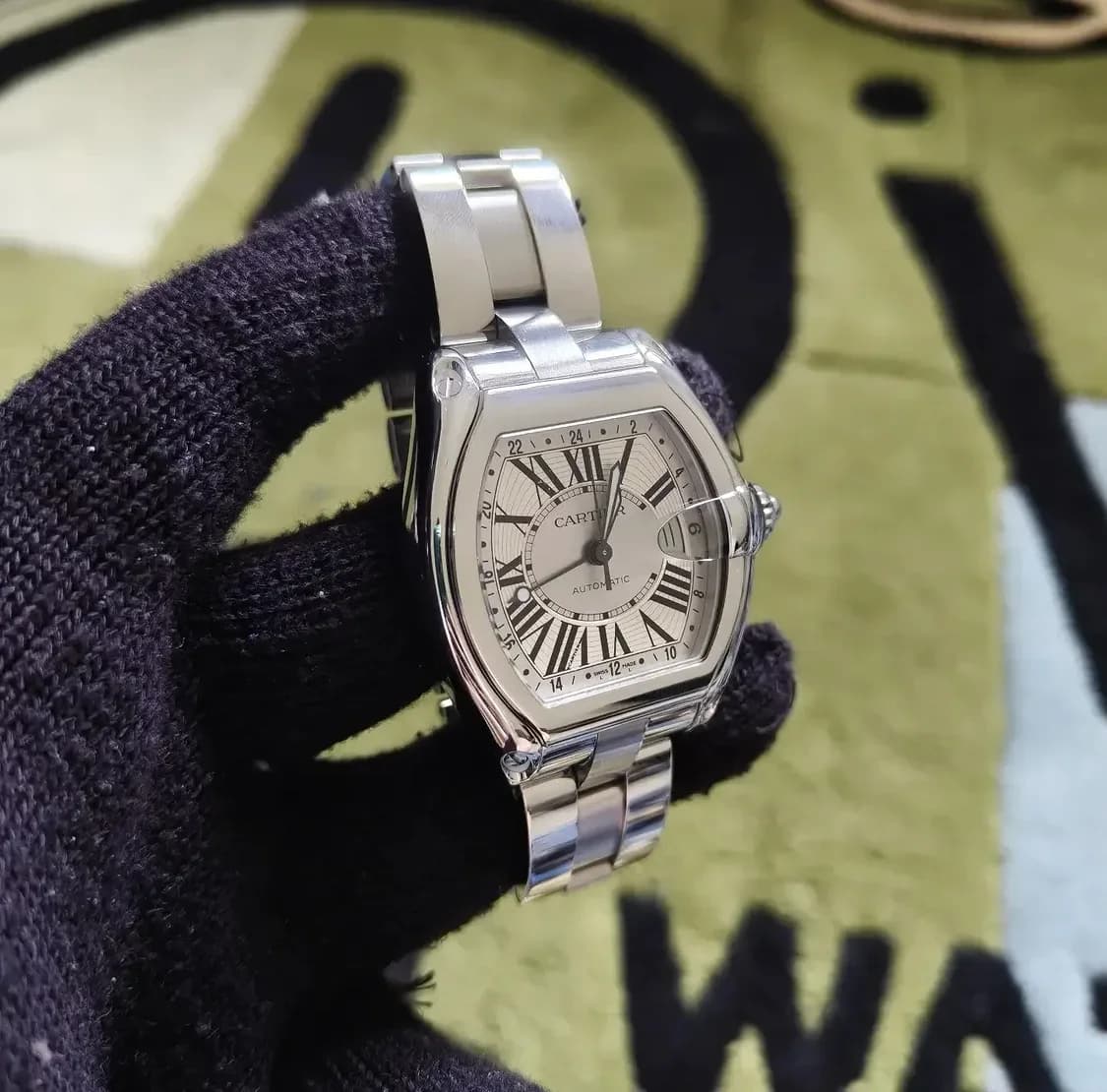Thumb Roadster GMT XL Automatic Stainless Steel