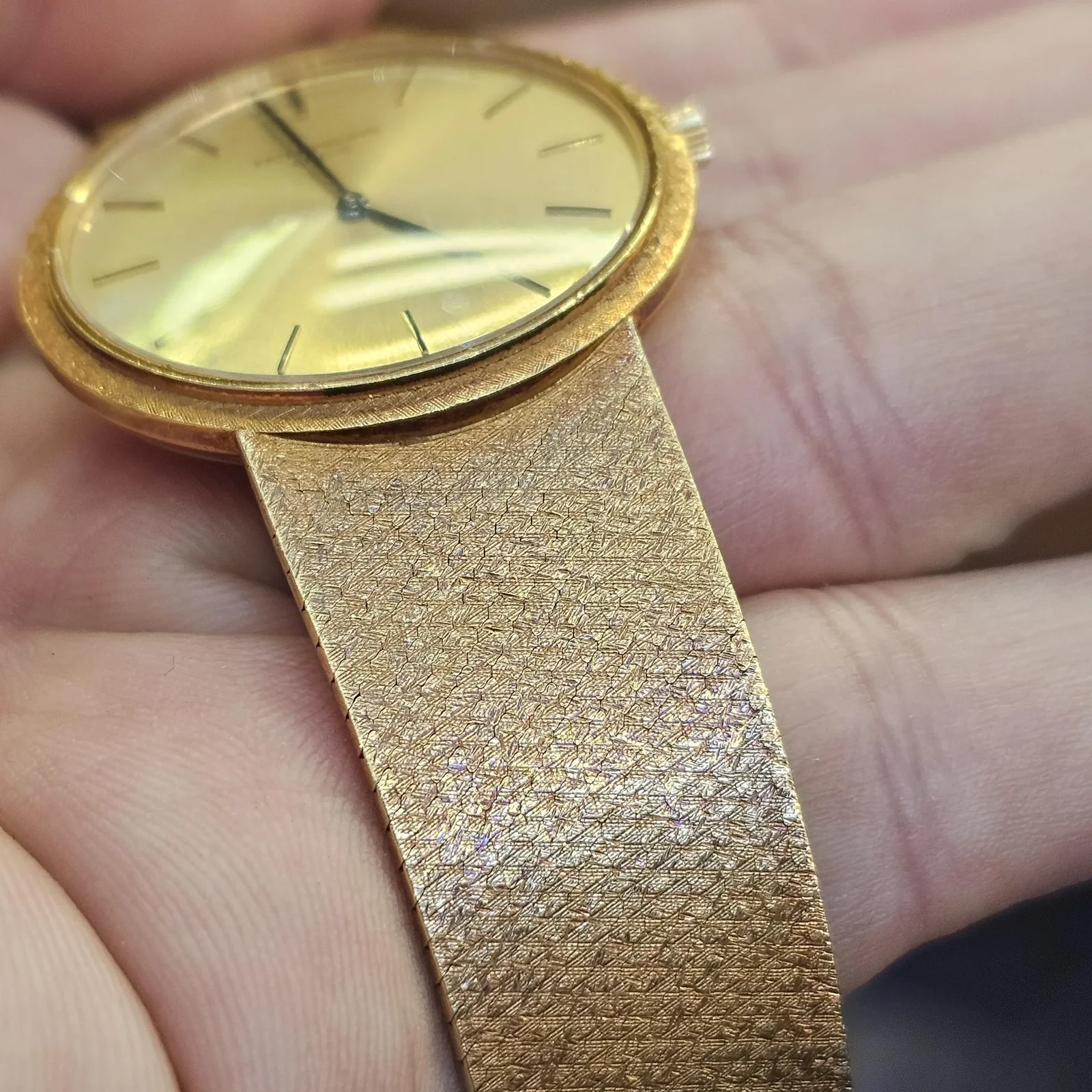 Thumb Calatrava 3520 Champagne Yellow Gold Integrated Bracelet