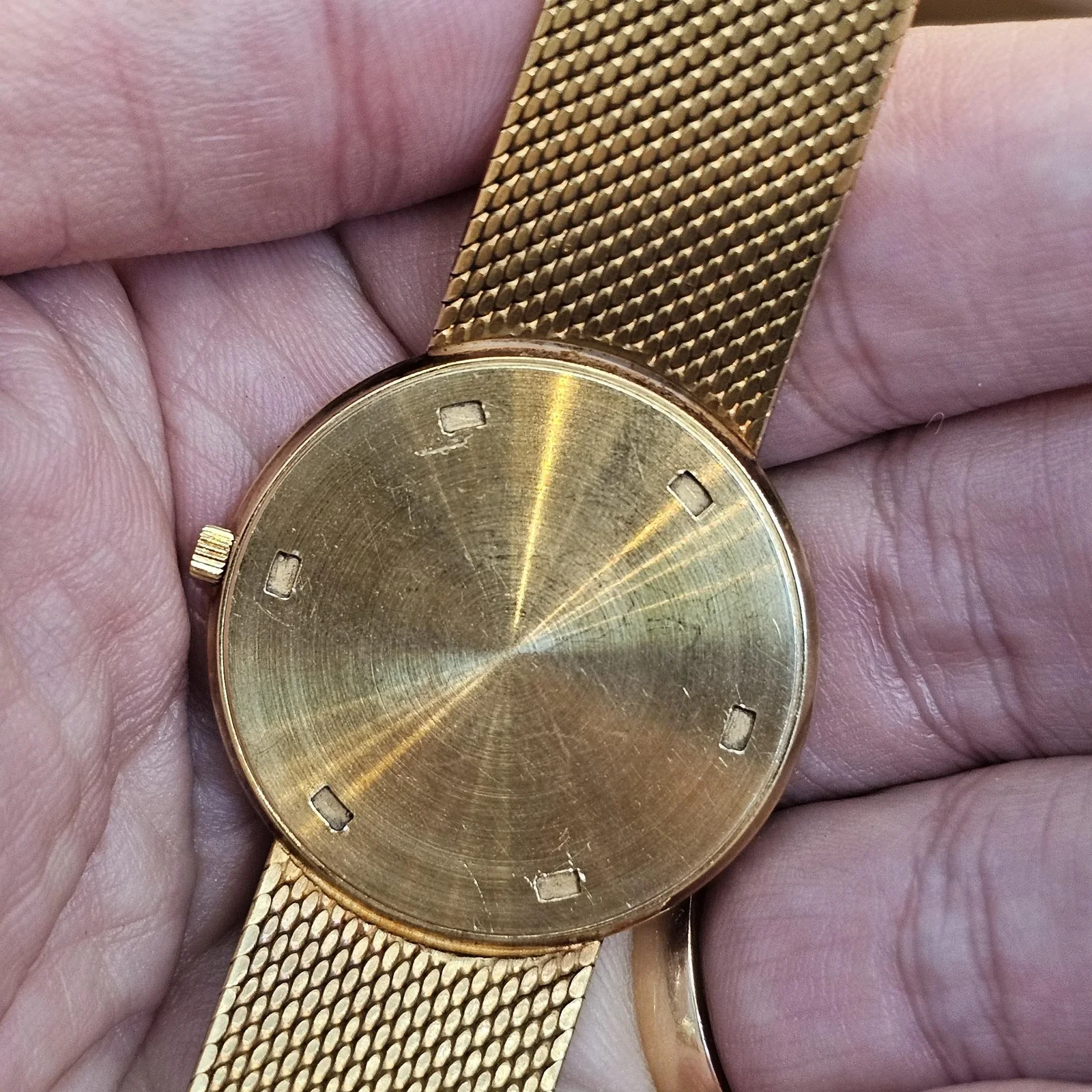 Thumb Calatrava 3520 Champagne Yellow Gold Integrated Bracelet