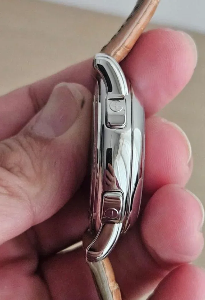 Thumb San Marco GMT Dual Time Salmon Stainless Steel / Diamond Index