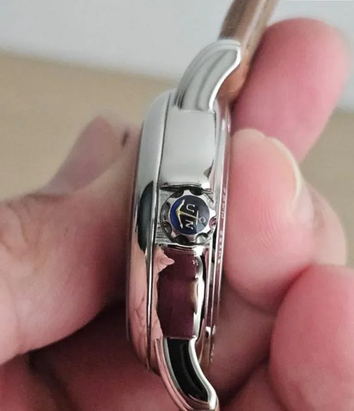 Thumb San Marco GMT Dual Time Salmon Stainless Steel / Diamond Index