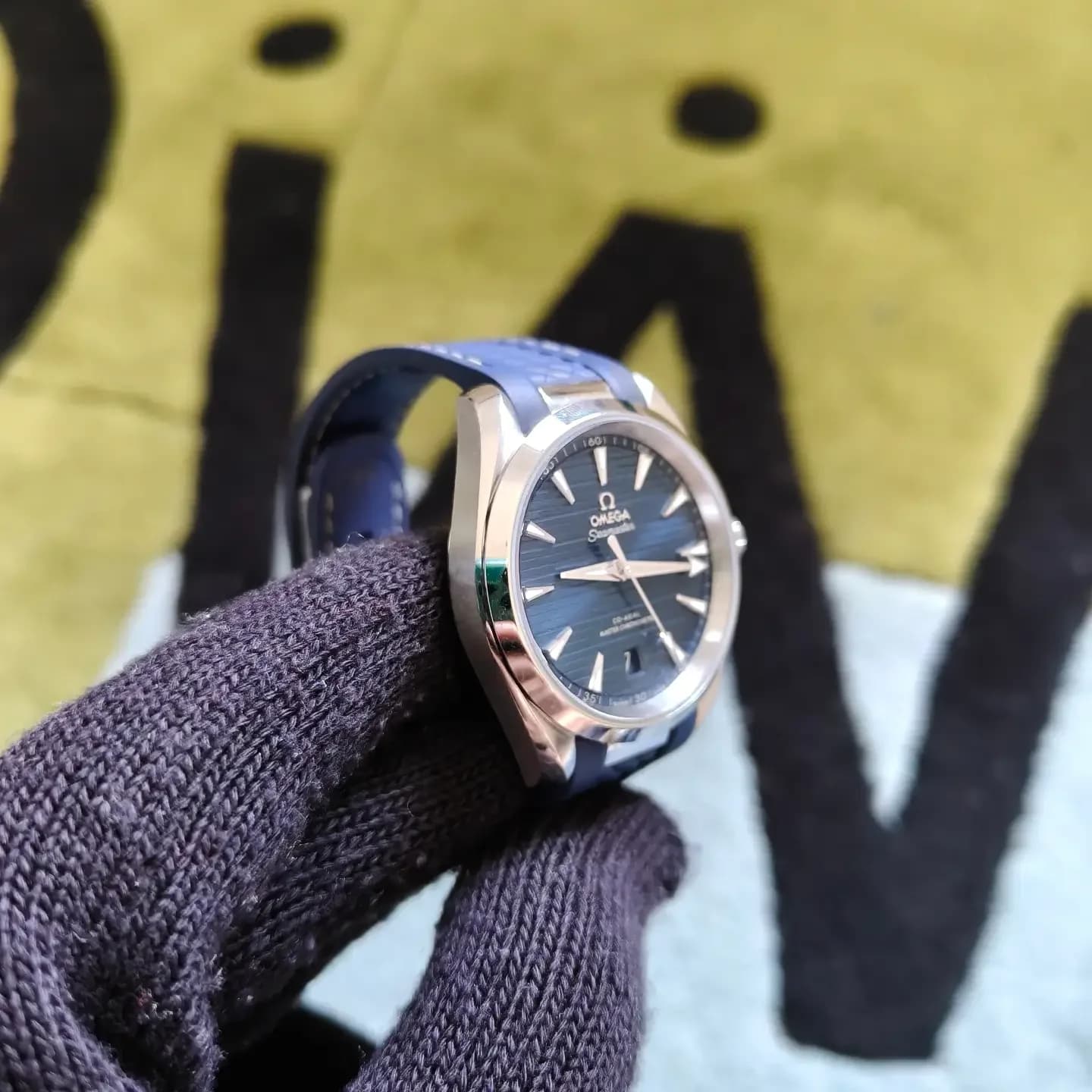 Thumb Seamaster Aqua Terra 150M Master Chronometer 38 Stainless Steel / Blue / Rubber
