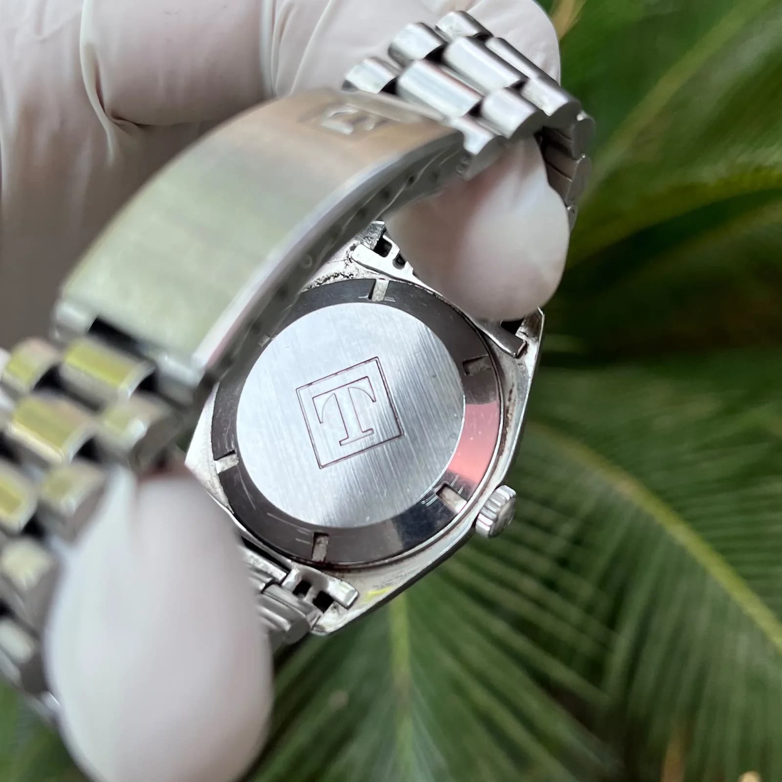 Thumb Le Locle Day-Date Stainless Steel Silver Diamond