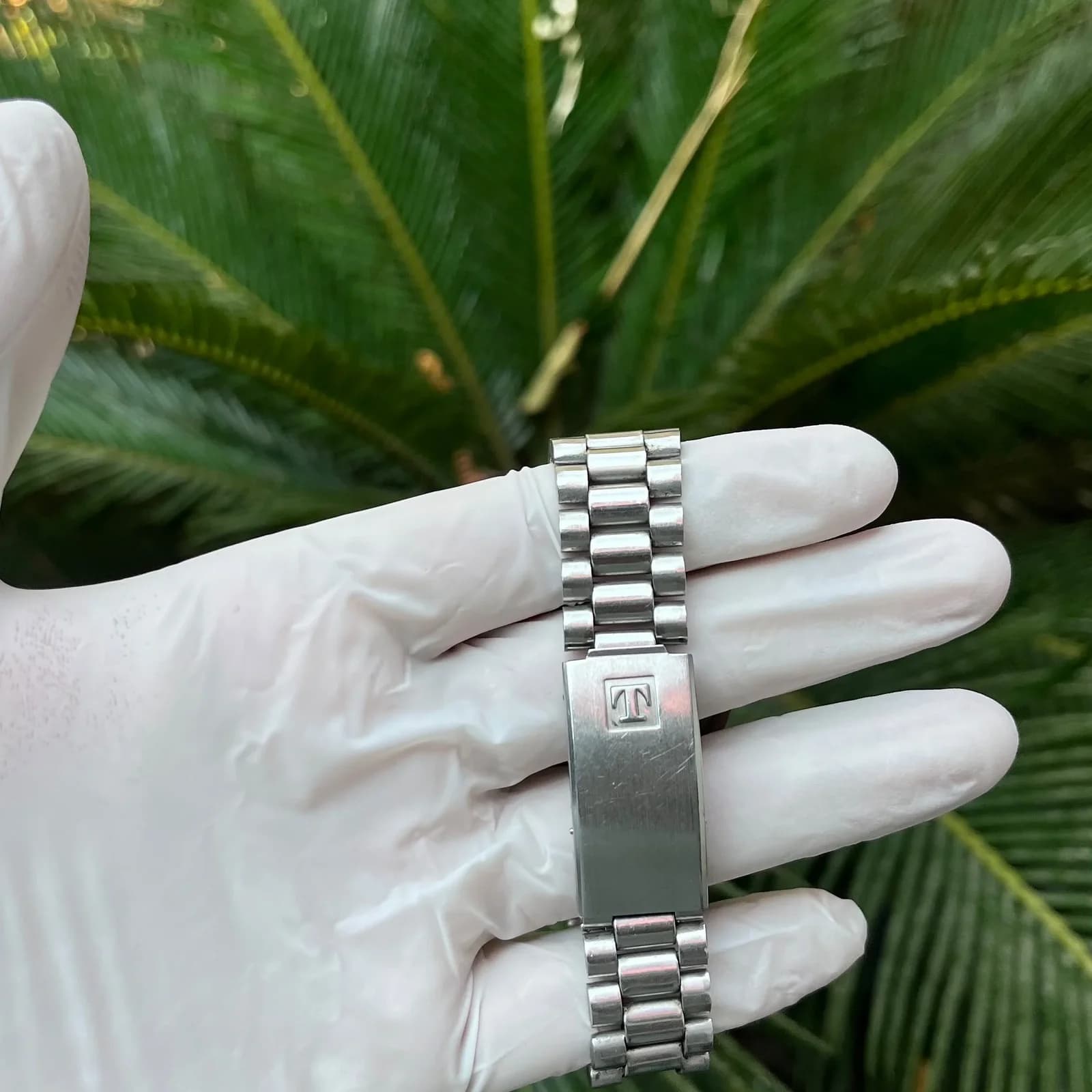 Thumb Le Locle Day-Date Stainless Steel Silver Diamond