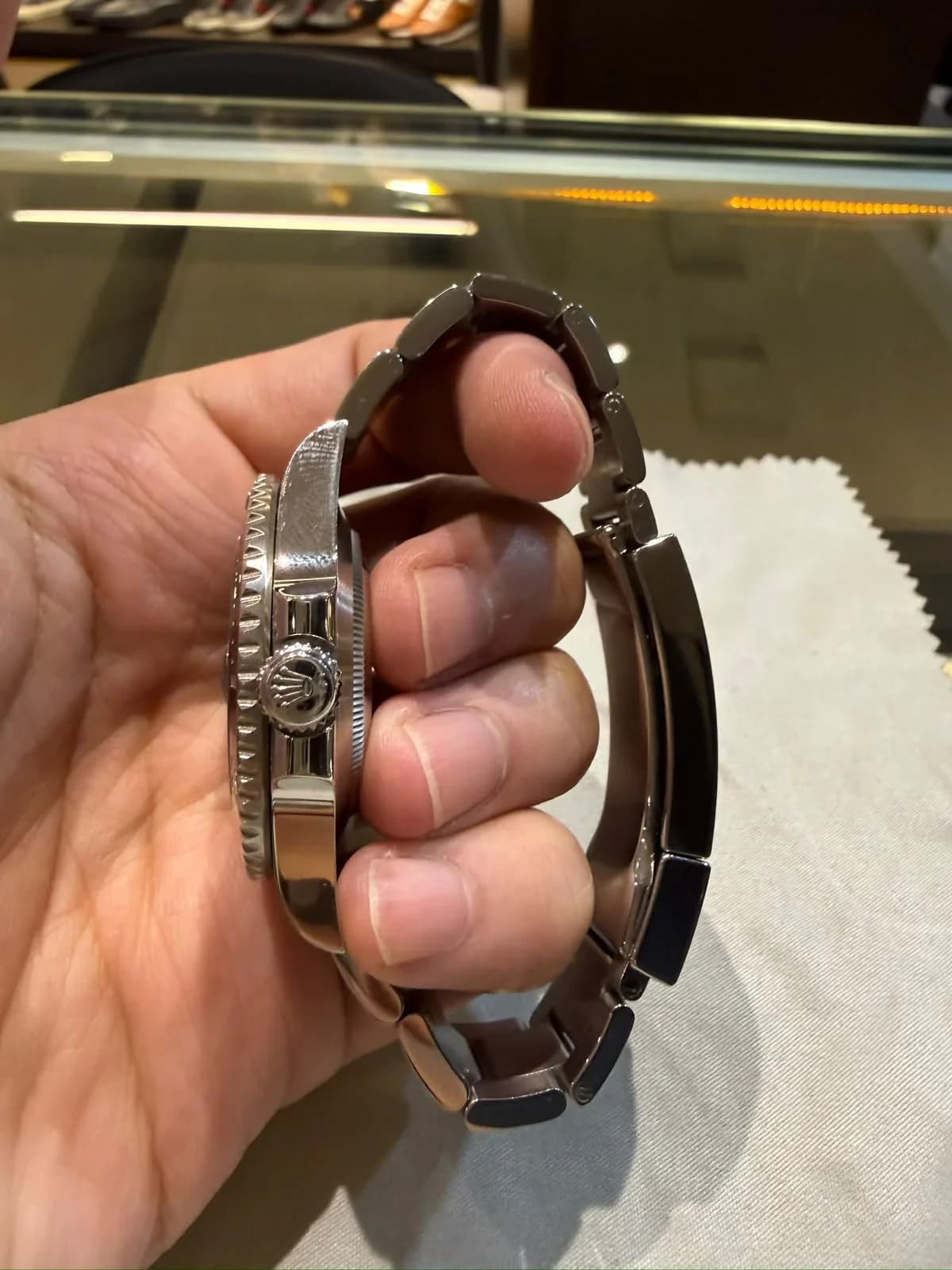 Thumb Submariner Date Stainless Steel / Black / Cerachom