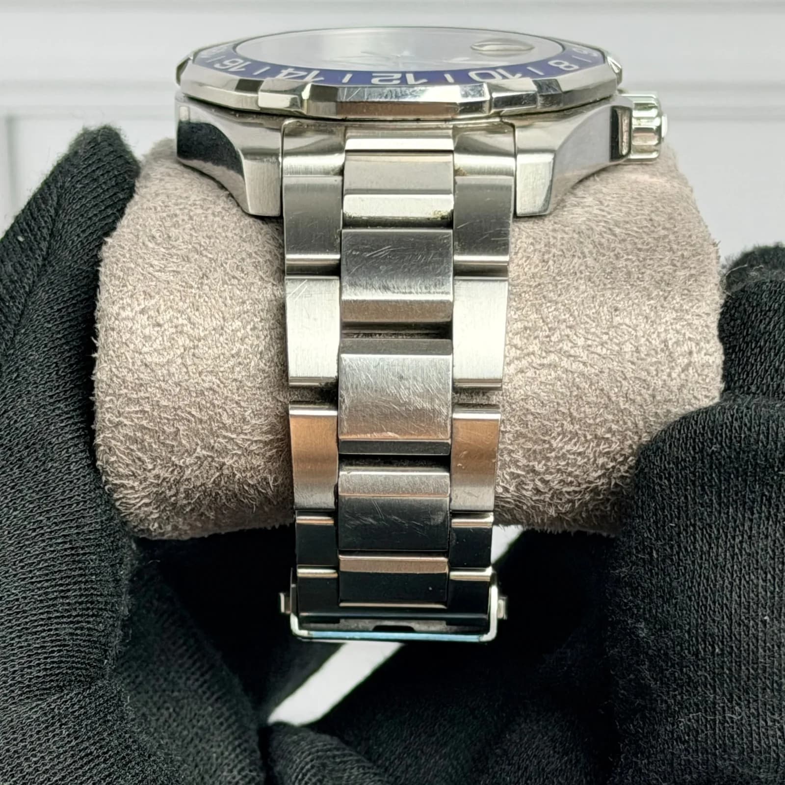 Thumb Aquaracer 300M Calibre 7 GMT Stainless Steel / Blue / Bracelet