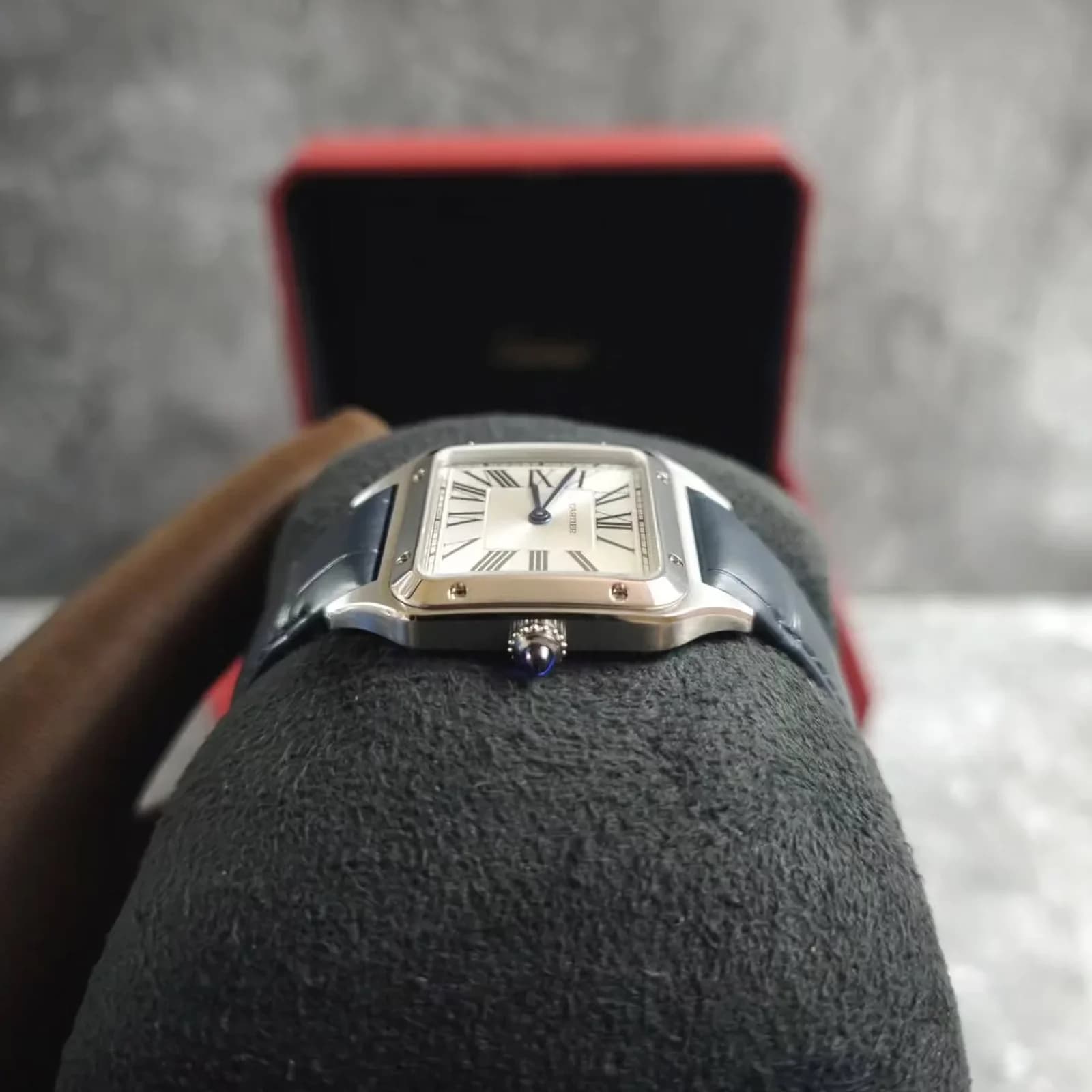 Thumb Santos Dumont Small Stainless Steel / Strap