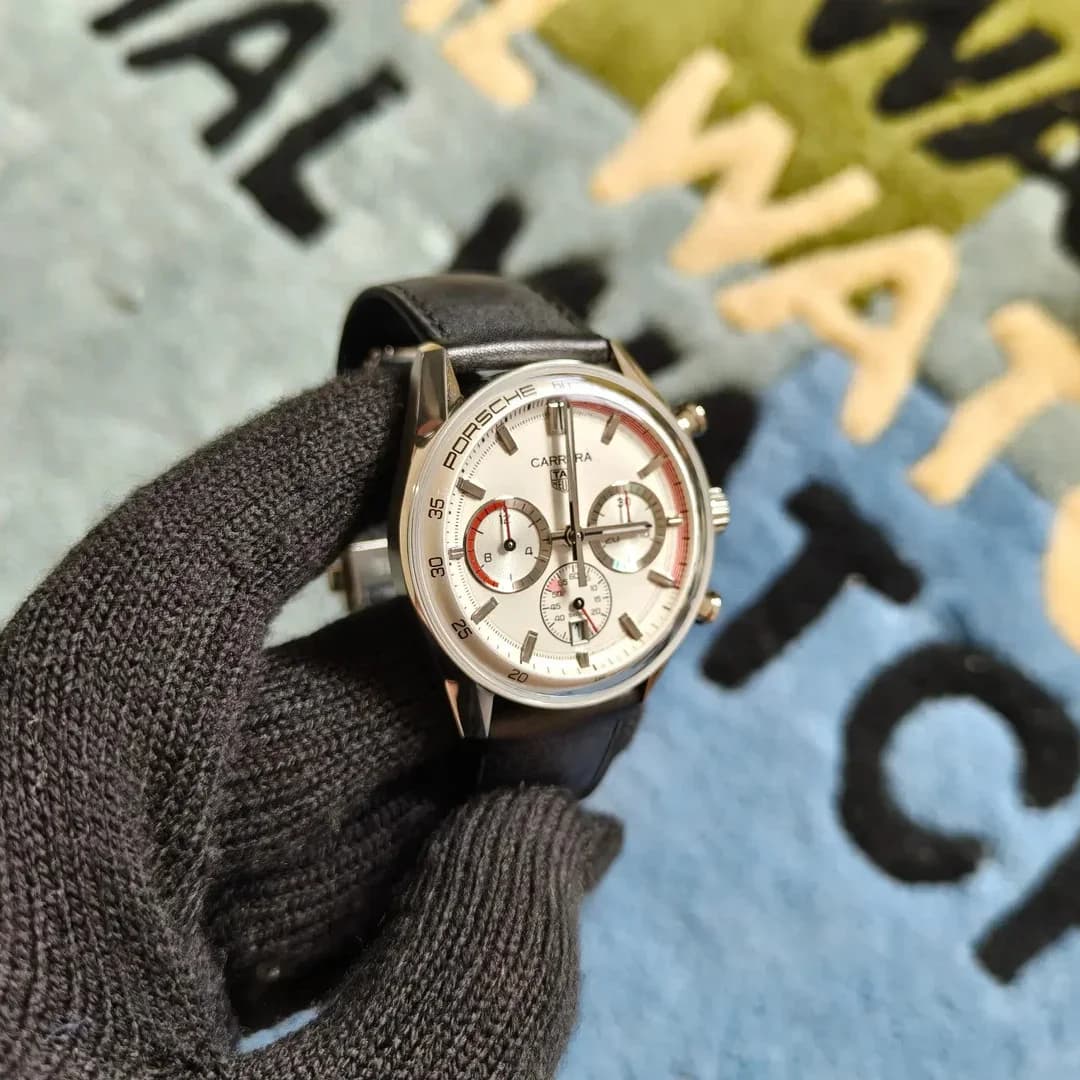 Thumb Carrera Chronosprint Glass Box 42 Stainless Steel / Porsche 2023