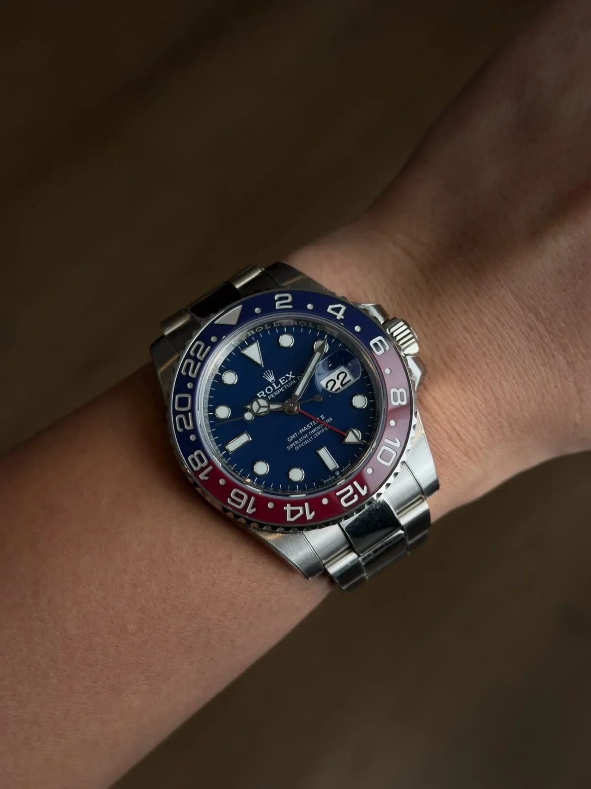 Thumb GMT-Master II White Gold / BLRO / Blue