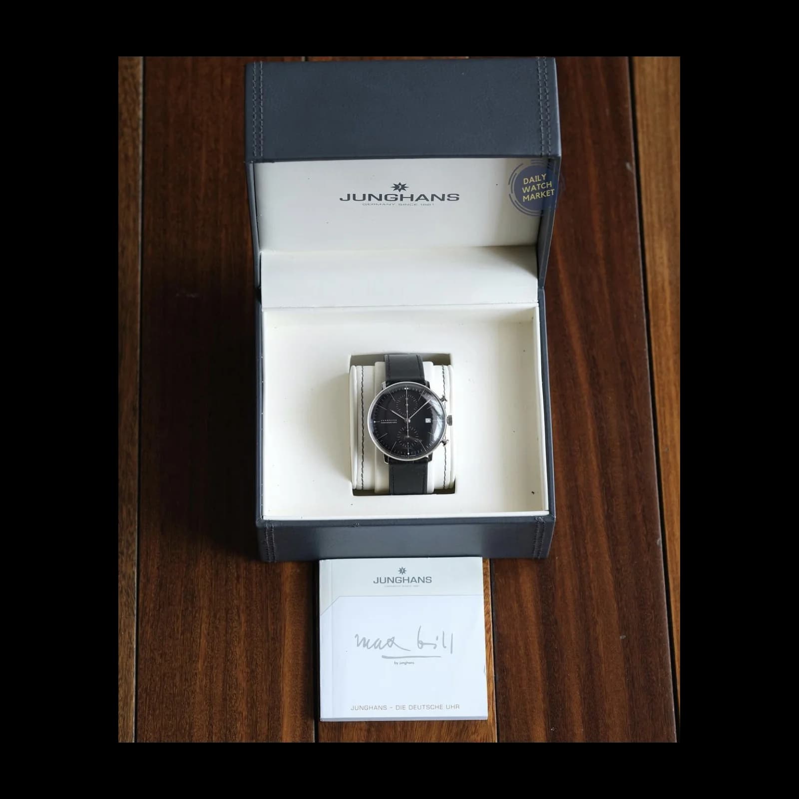 Thumb Max Bill Chronoscope Black Stick