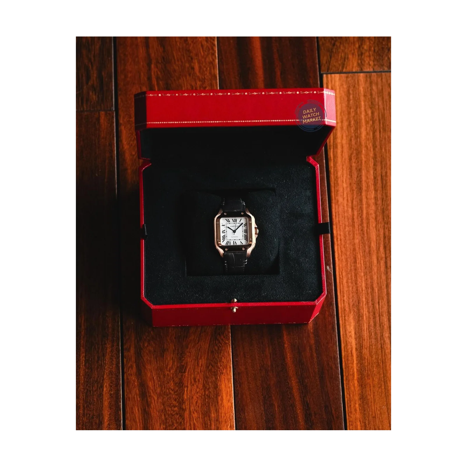 Thumb Santos Medium Rose Gold
