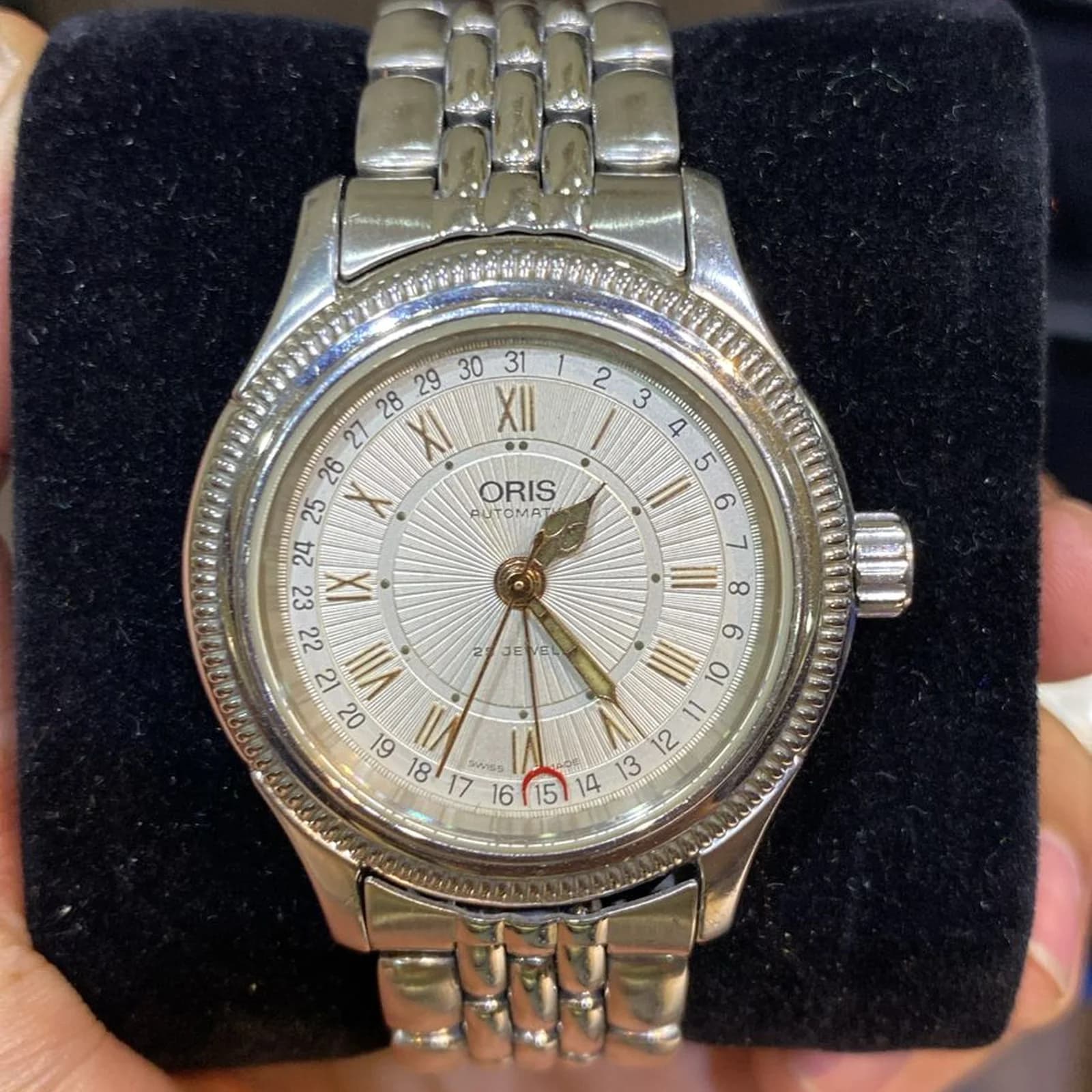 Thumb Pointer Date Big Crown Automatic