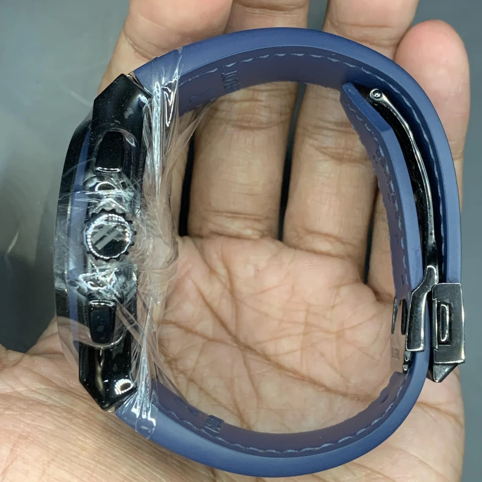 Thumb Classic Fusion 45 Chronograph Titanium / Blue / Alligator