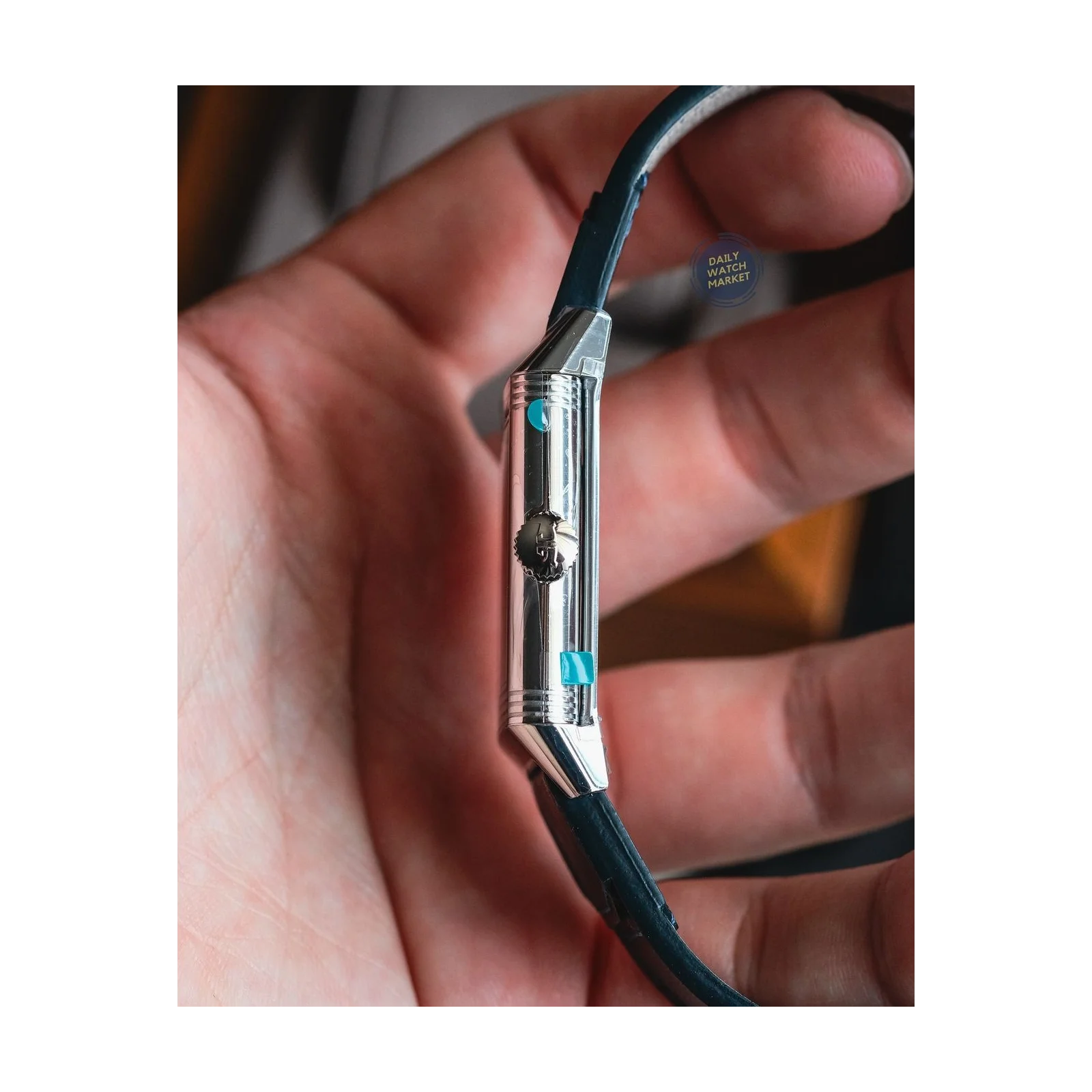 Thumb Reverso Tribute Monoface Stainless Steel / Blue