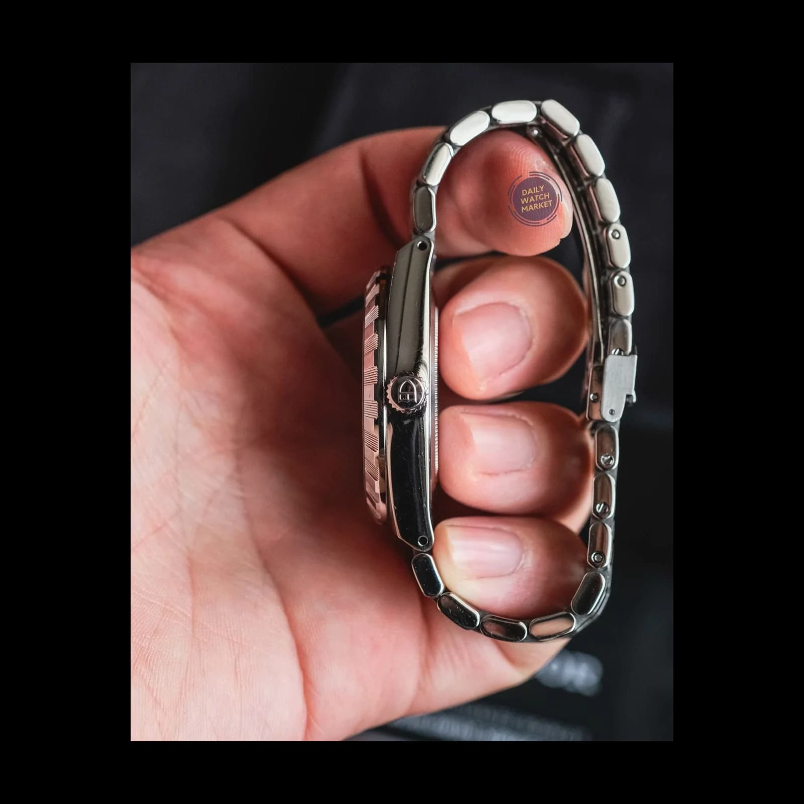 Thumb Royal Date 38 Stainless Steel / Blue - Roman