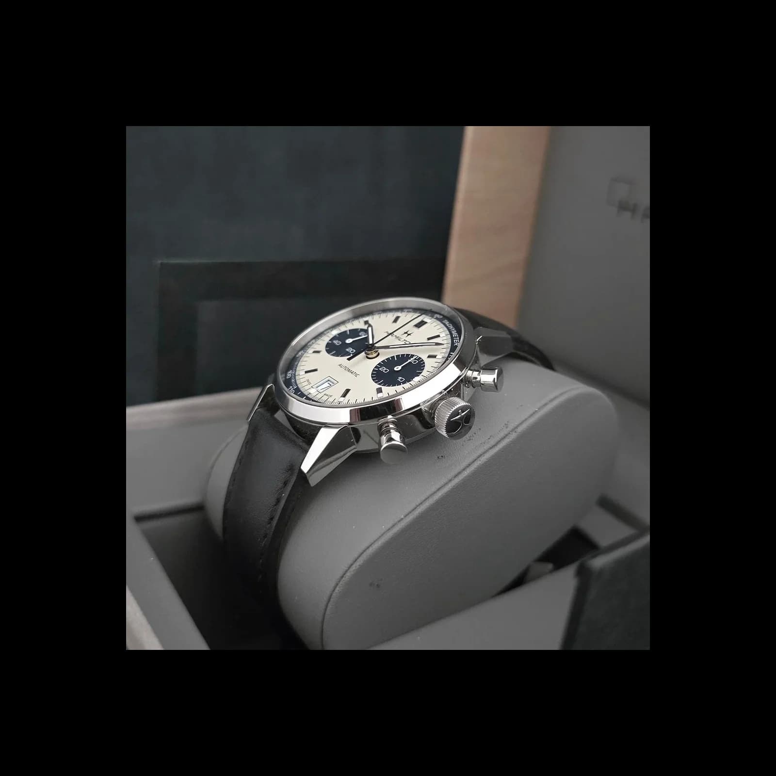 Thumb Intra-Matic 68 Auto Chrono Stainless Steel / Silver / Strap