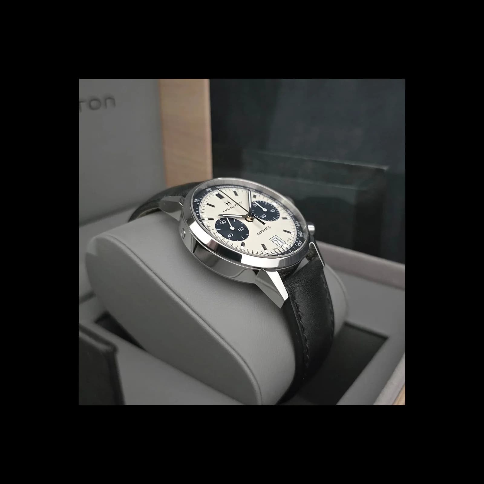 Thumb Intra-Matic 68 Auto Chrono Stainless Steel / Silver / Strap