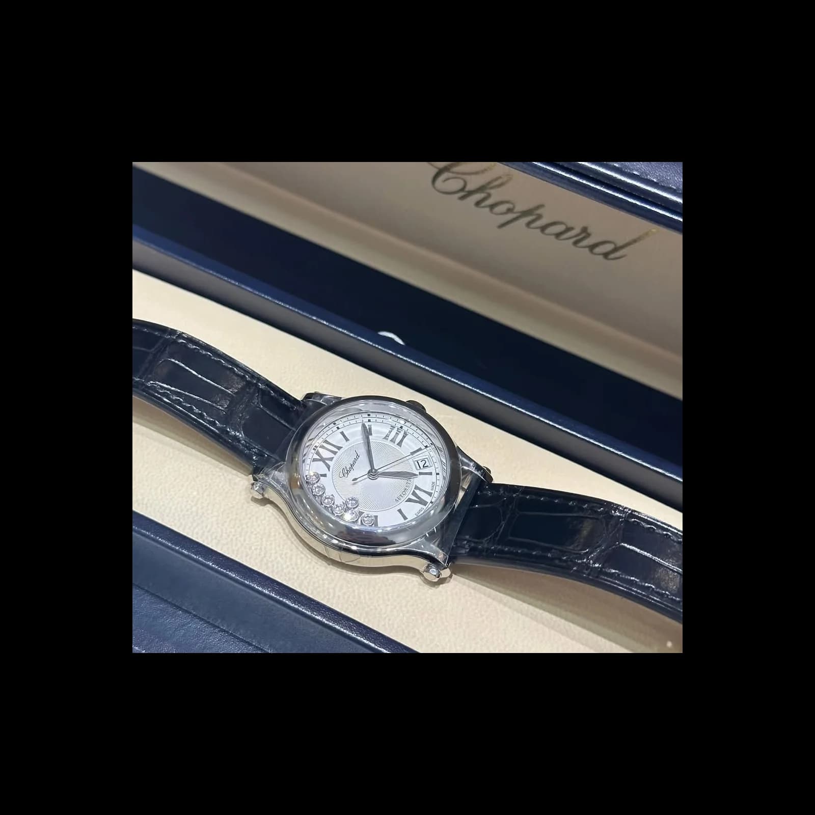 Thumb Happy Sport 36 Automatic Stainless Steel / Silver / Leather