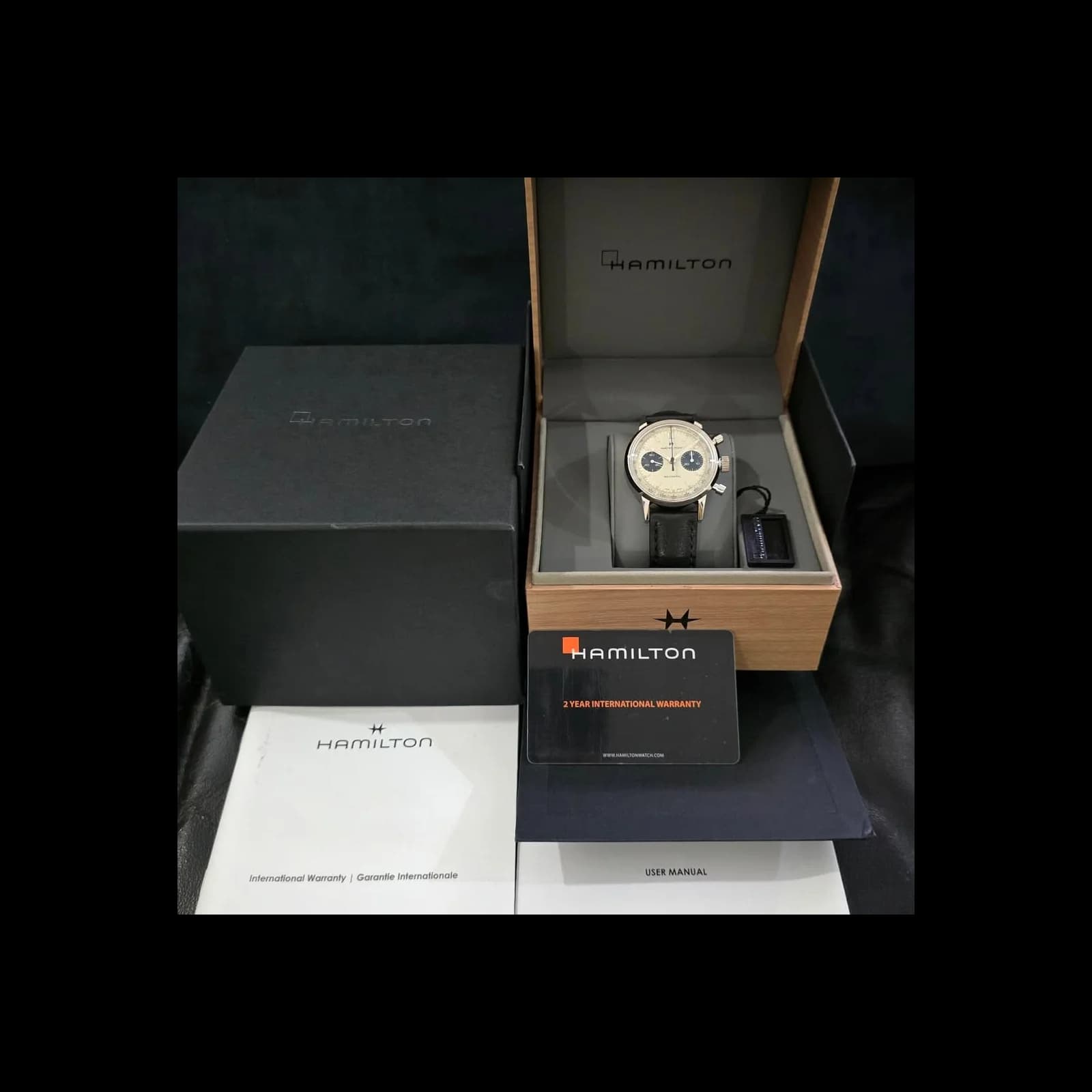 Thumb Intra-Matic Chronograph H Stainless Steel / White