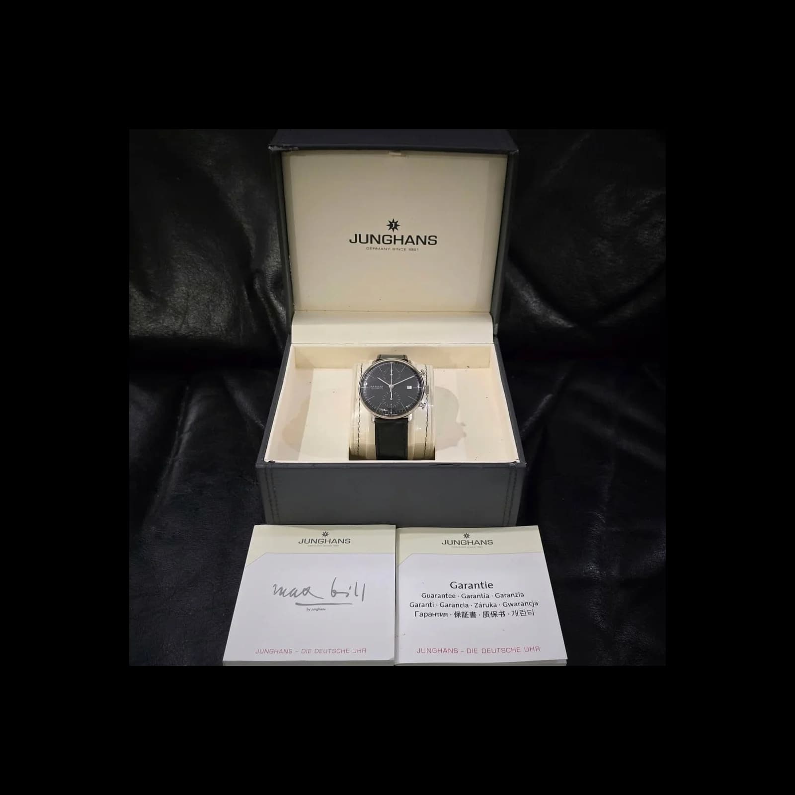 Thumb Max Bill Chronoscope Black Stick