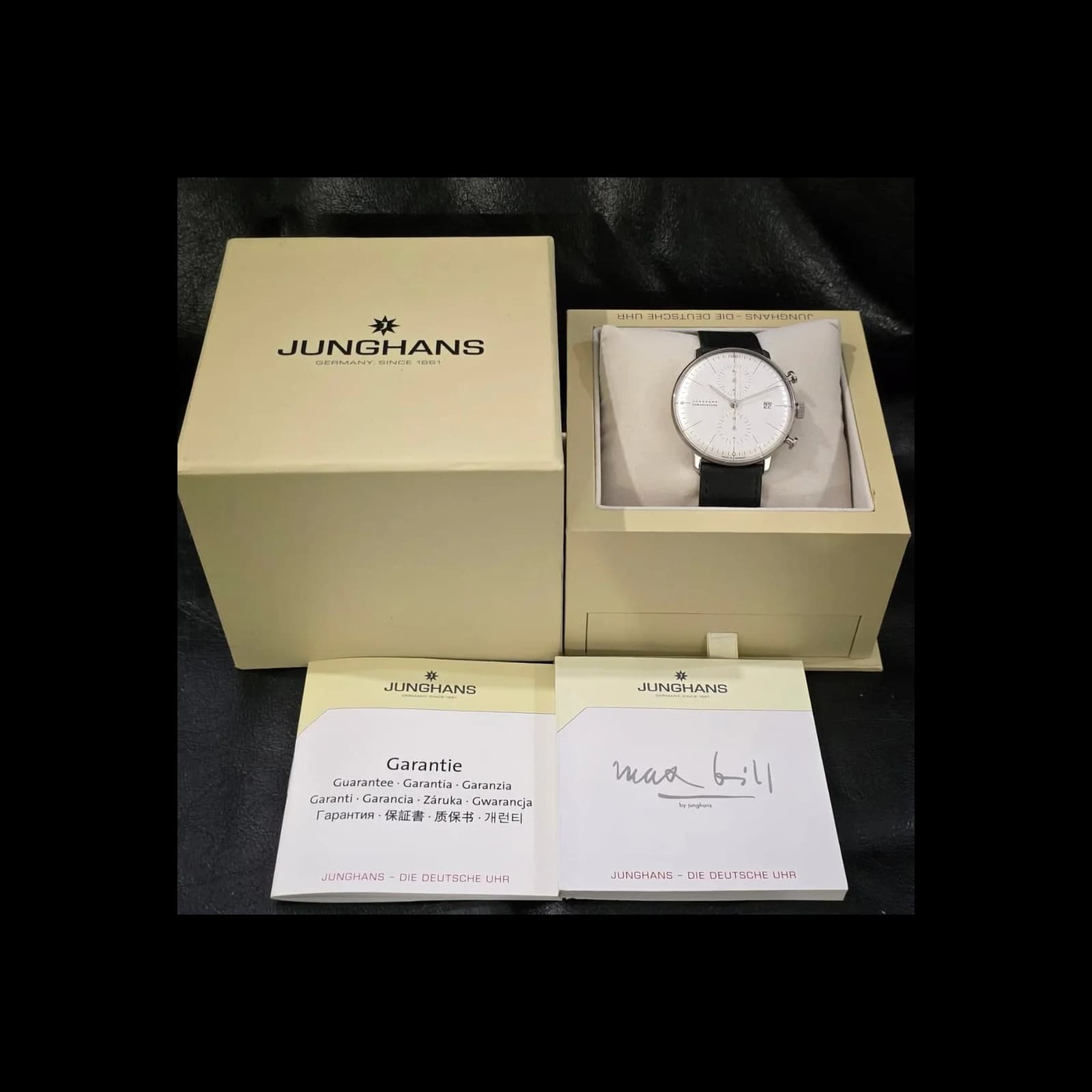 Thumb Max Bill Chronoscope Silver Stick