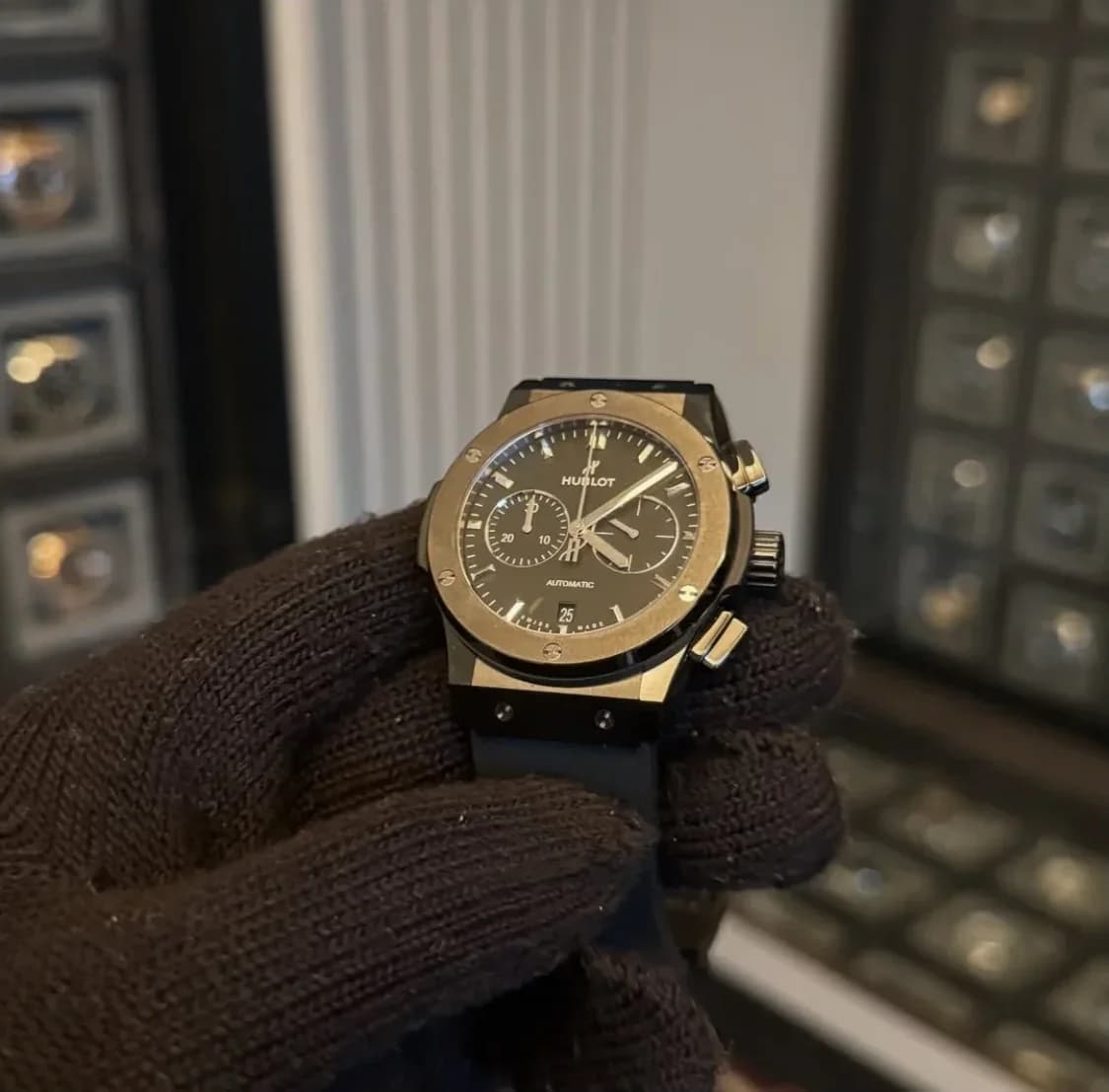 Thumb Classic Fusion 42 Chronograph Ceramic / Black / Alligator