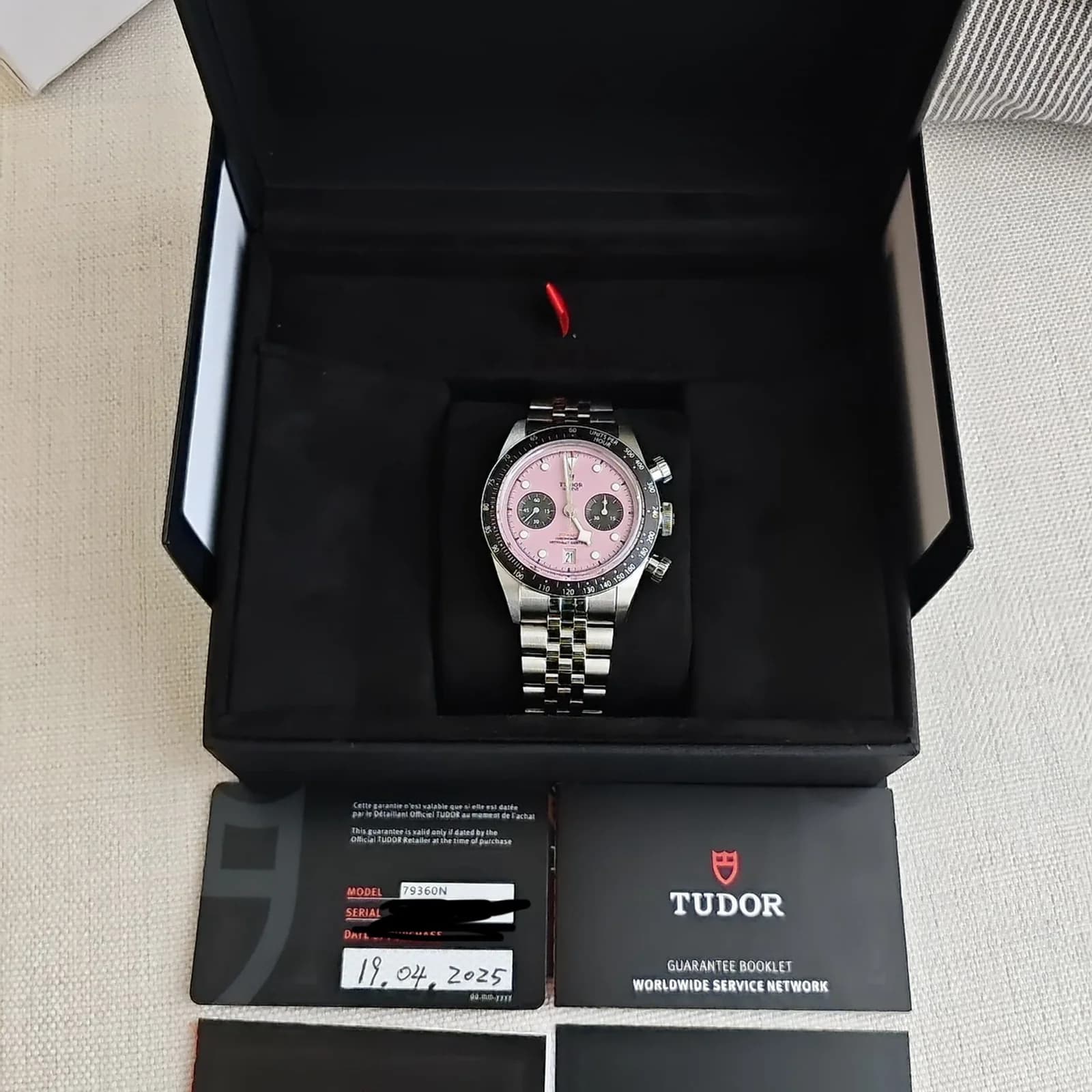 Thumb Heritage Black Bay Chronograph Pink / Bracelet