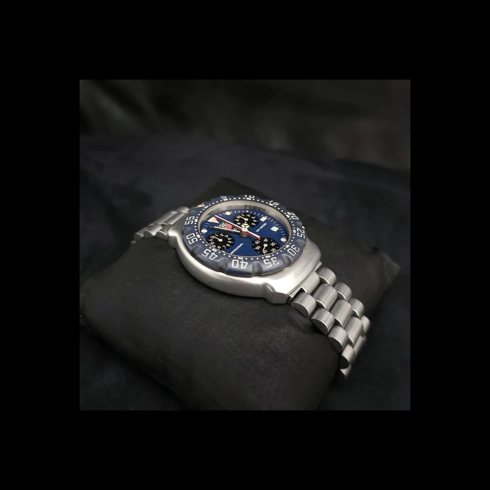 Thumb Formula 1 Chronograph Quartz Stainless Steel / Blue / Bracelet
