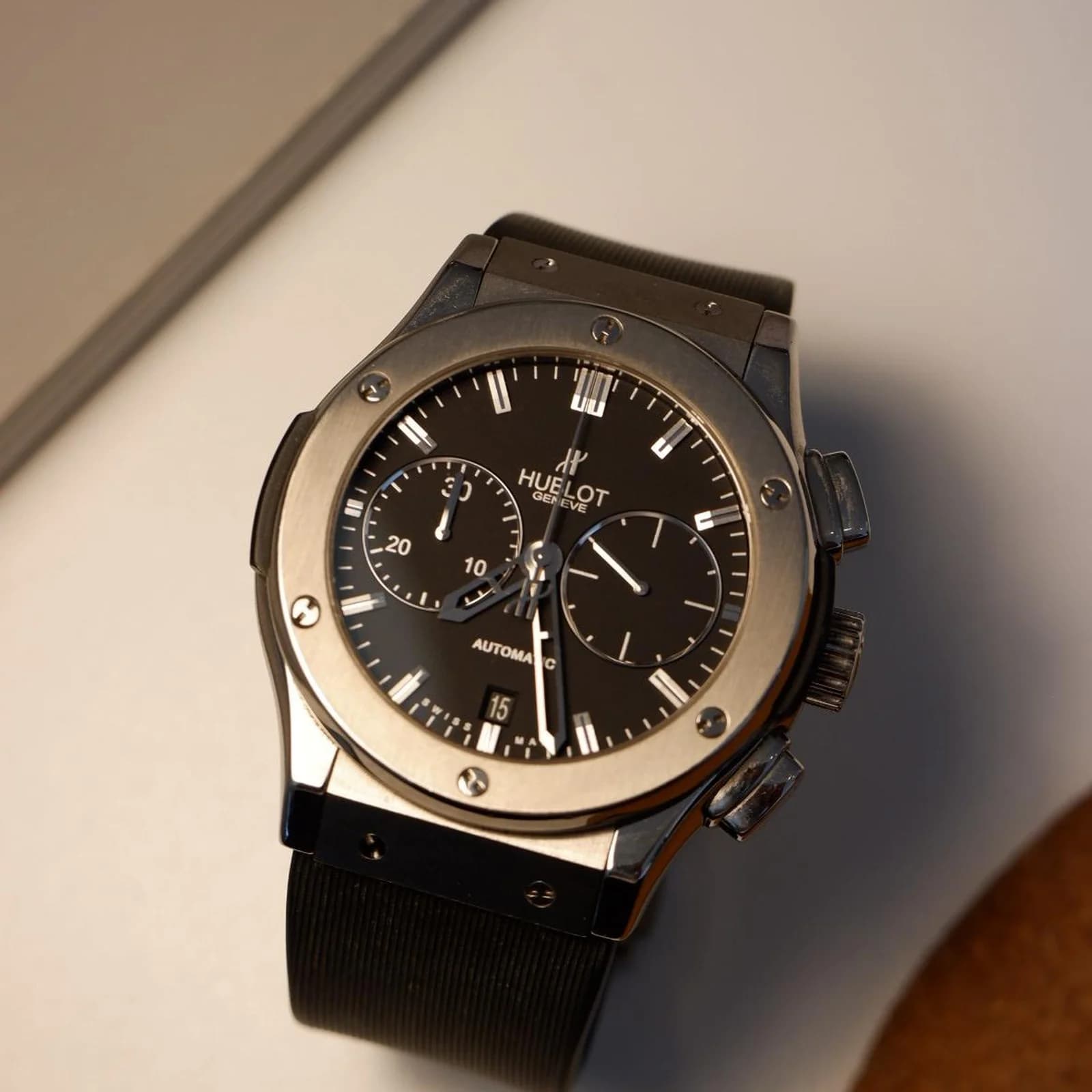 Thumb Classic Fusion 45 Chronograph Titanium / Black / Alligator