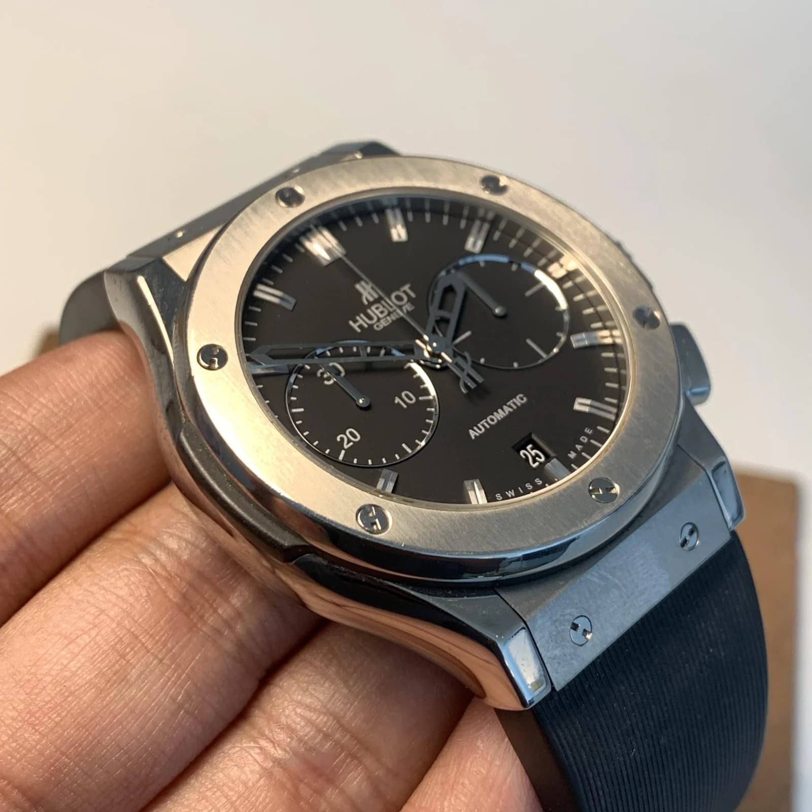 Thumb Classic Fusion 45 Chronograph Titanium / Black / Alligator