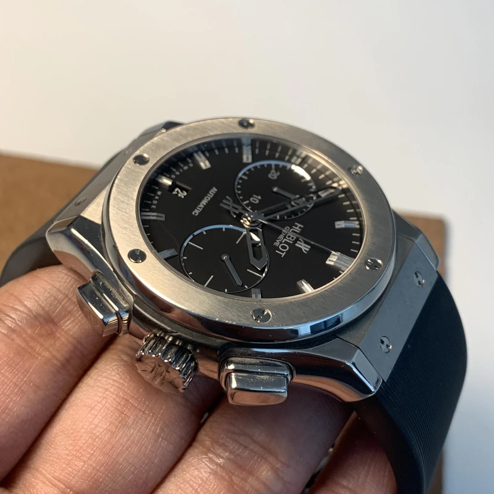 Thumb Classic Fusion 45 Chronograph Titanium / Black / Alligator
