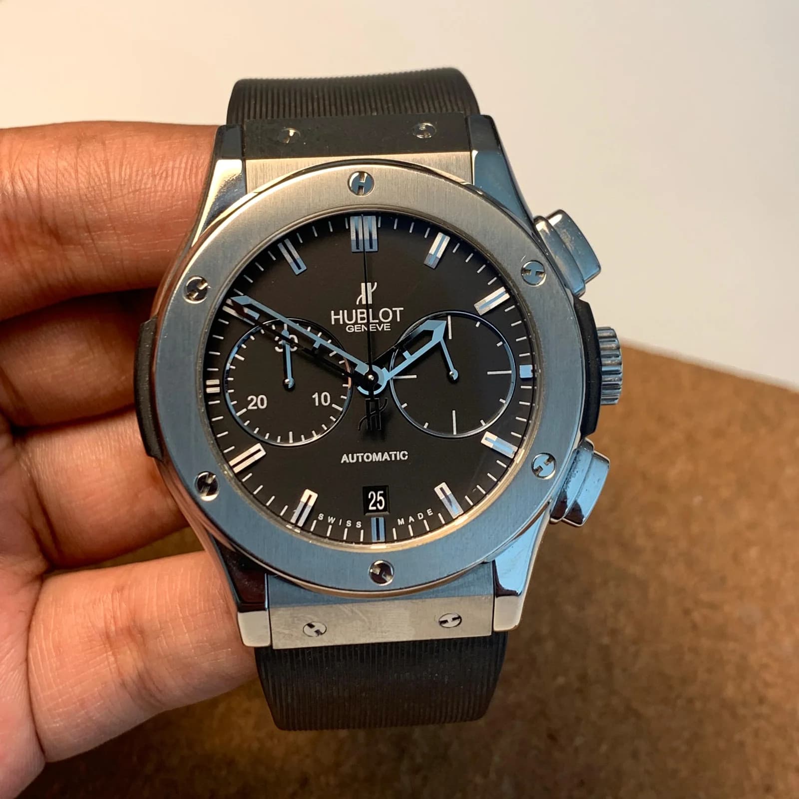 Thumb Classic Fusion 45 Chronograph Titanium / Black / Alligator