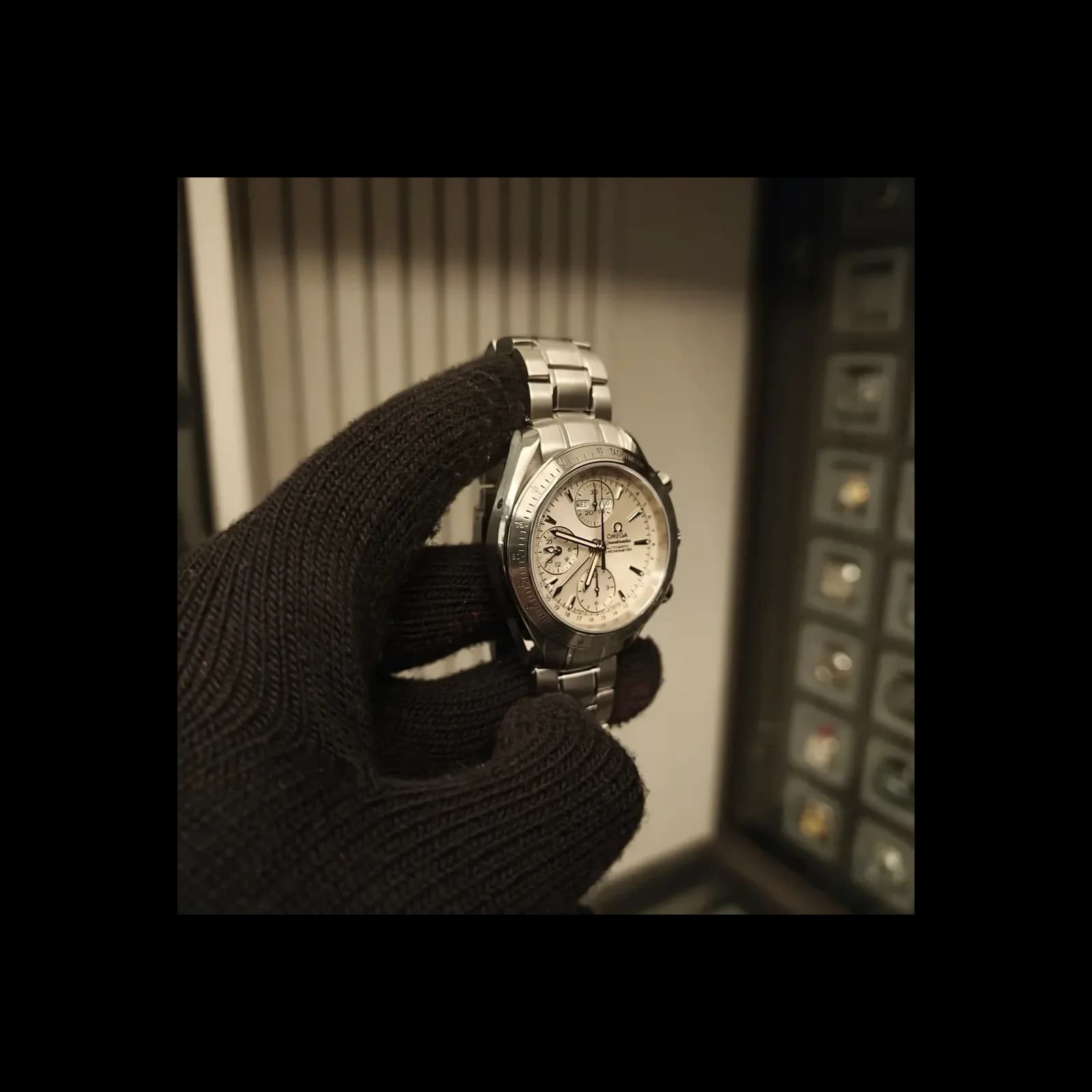 Thumb Speedmaster Day-Date 40 Stainless Steel / Silver / Bracelet