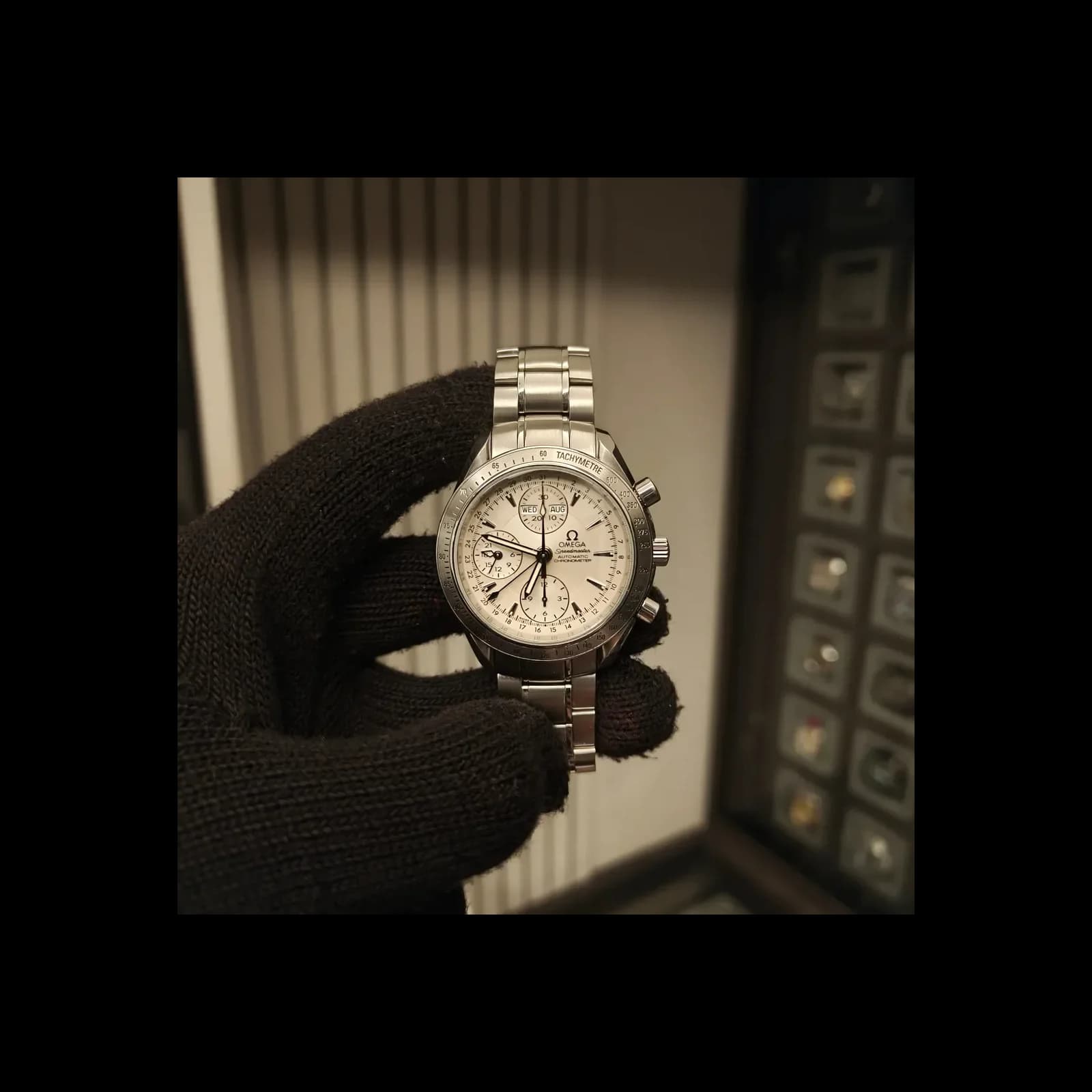Thumb Speedmaster Day-Date 40 Stainless Steel / Silver / Bracelet