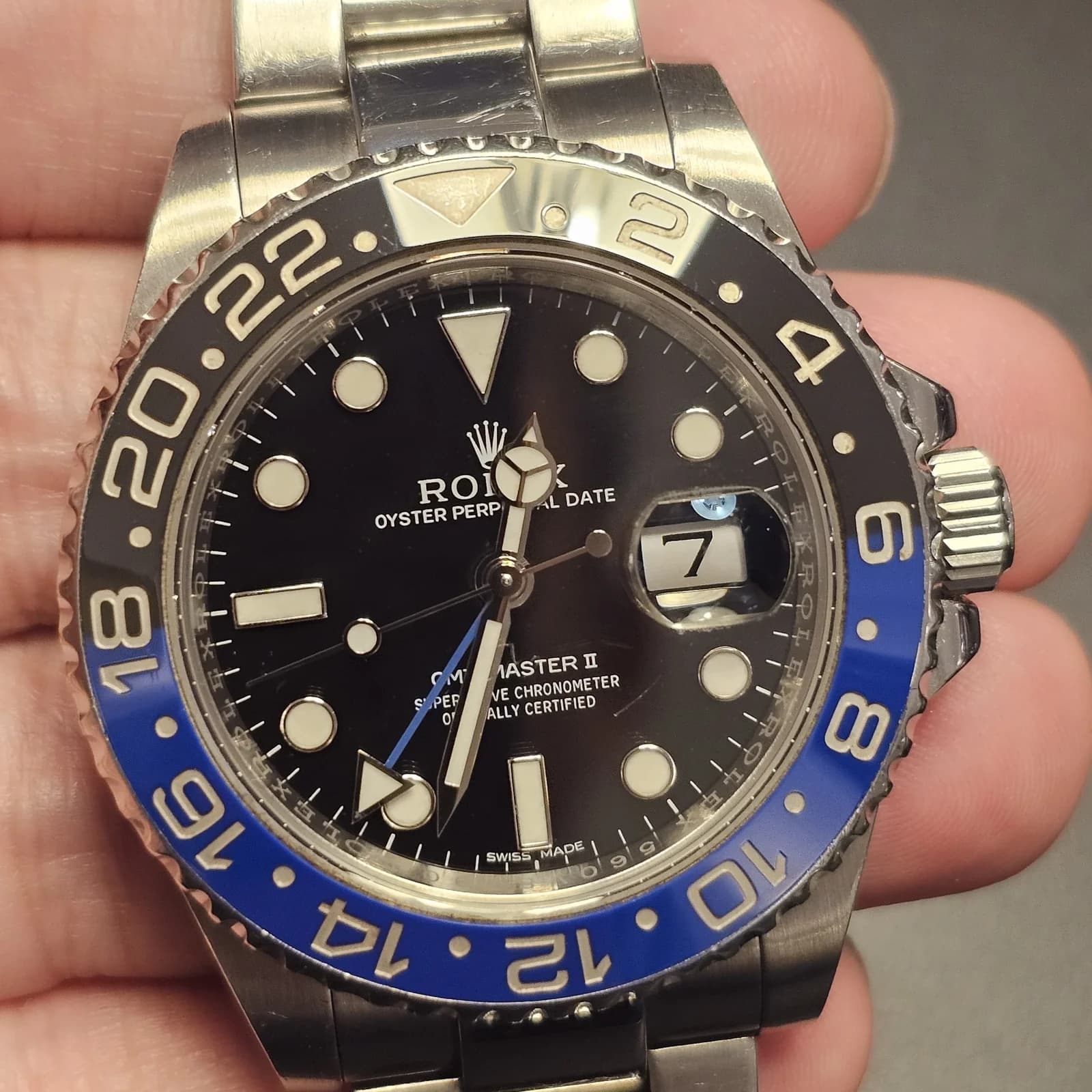 Thumb GMT-Master II Stainless Steel / BLNR