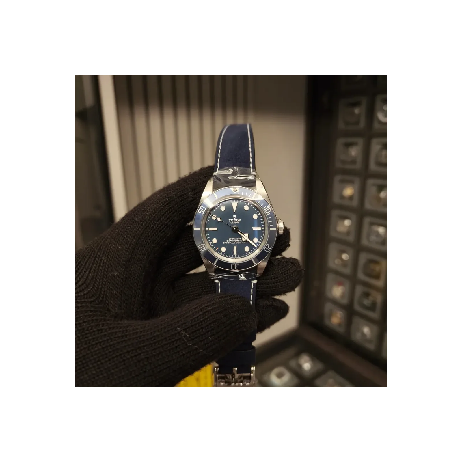 Black Bay Fifty-Eight Stainless Steel / Navy Blue / Soft Touch