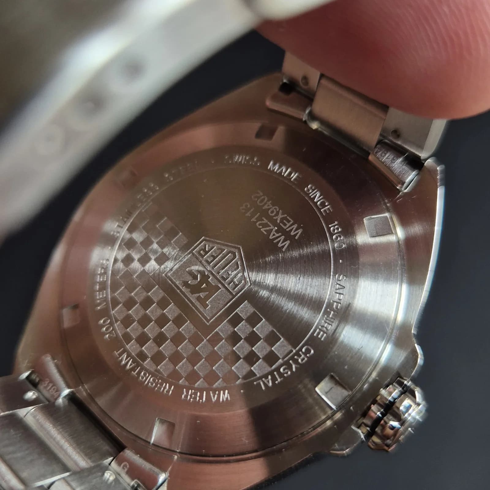 Thumb Formula 1 Calibre 5 41 Stainless Steel / Black / Bracelet