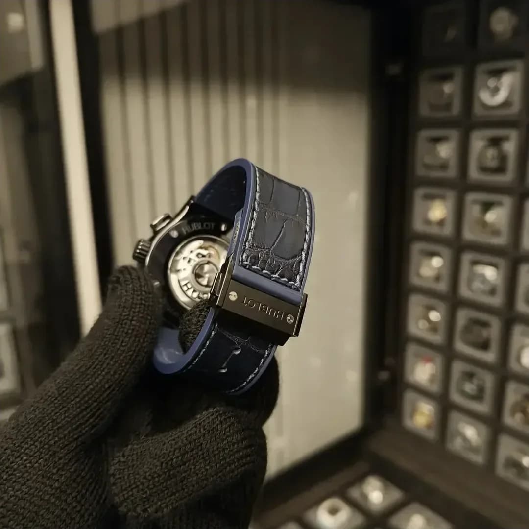 Thumb Classic Fusion 42 Chronograph Ceramic / Blue / Rubber