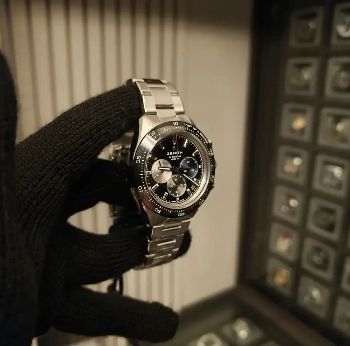 Thumb Chronomaster Sport Stainless Steel / Black / Bracelet
