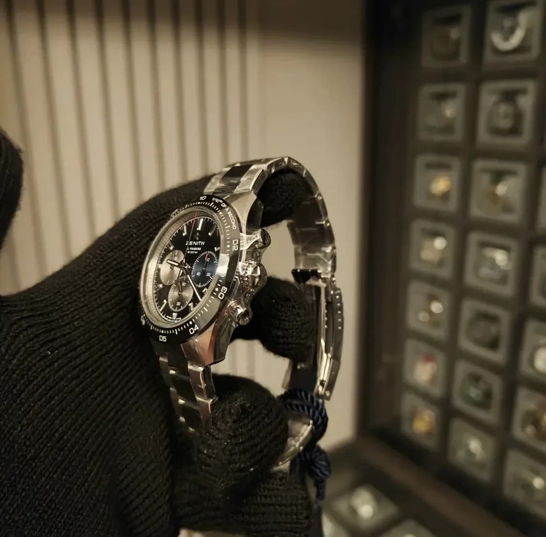 Thumb Chronomaster Sport Stainless Steel / Black / Bracelet