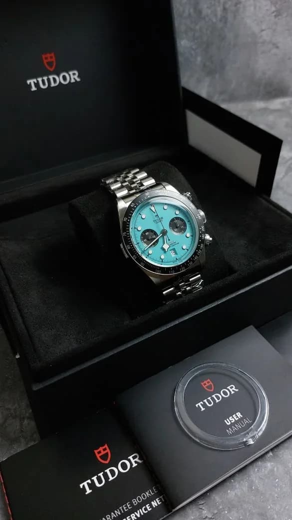 Thumb Heritage Black Bay Chronograph / Stainless Steel / Turquoise