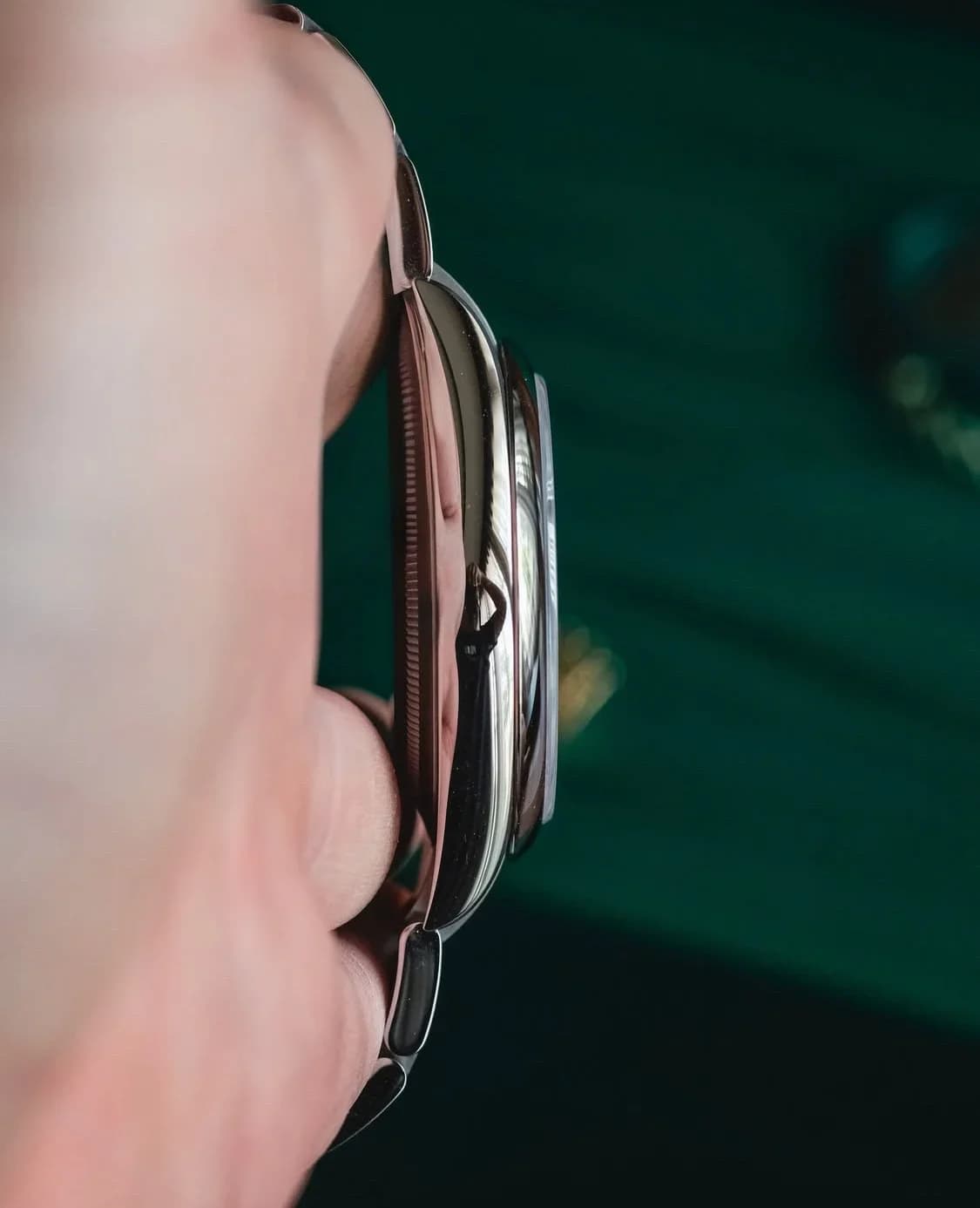 Thumb Oyster Perpetual 41 Stainless Steel / Blue