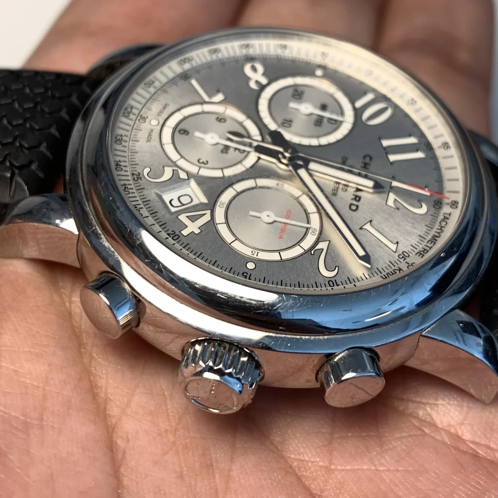 Thumb Mille Miglia Chronograph Silver / Rubber