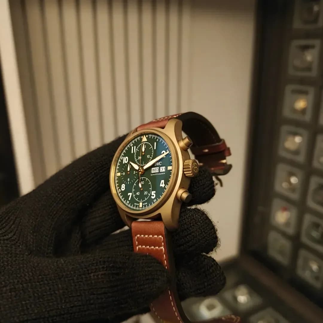 Thumb Pilot's Watch Spitfire Chronograph Spitfire Bronze / Green
