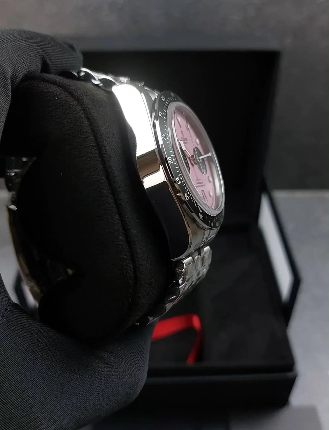 Thumb Heritage Black Bay Chronograph Pink / Bracelet