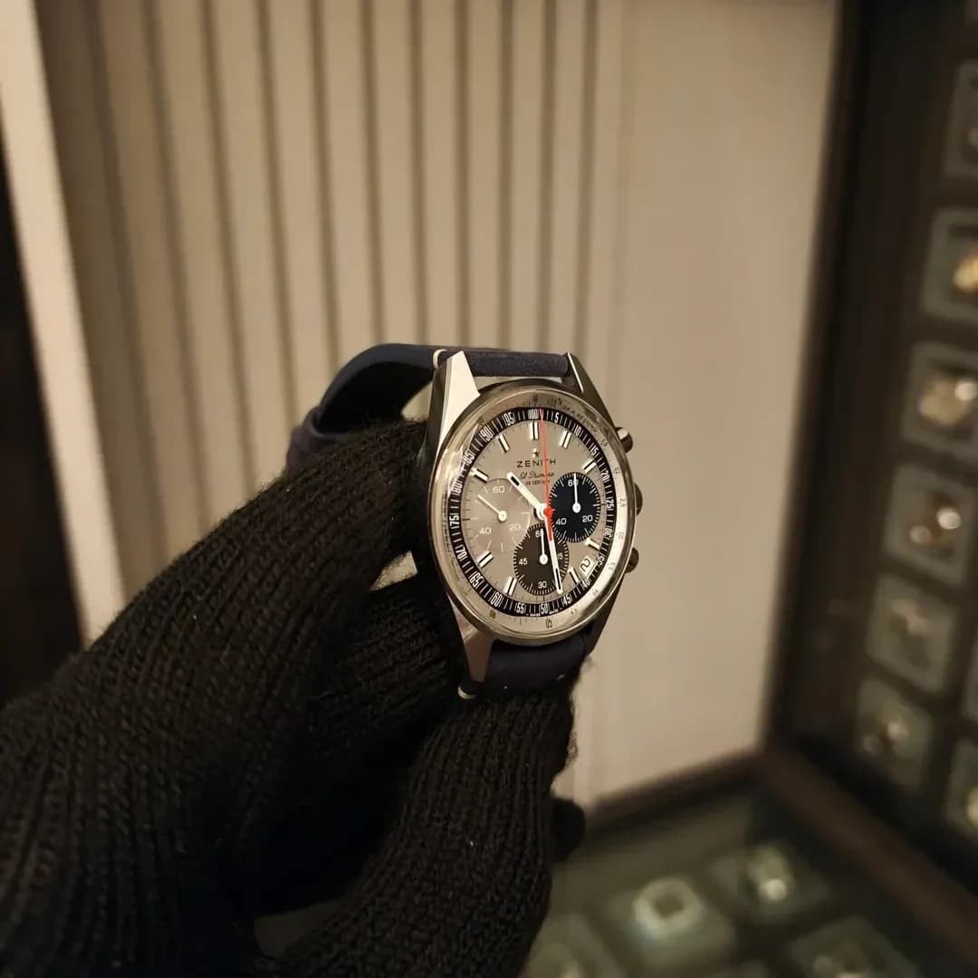 Thumb Chronomaster Original Stainless Steel / Silver / Strap