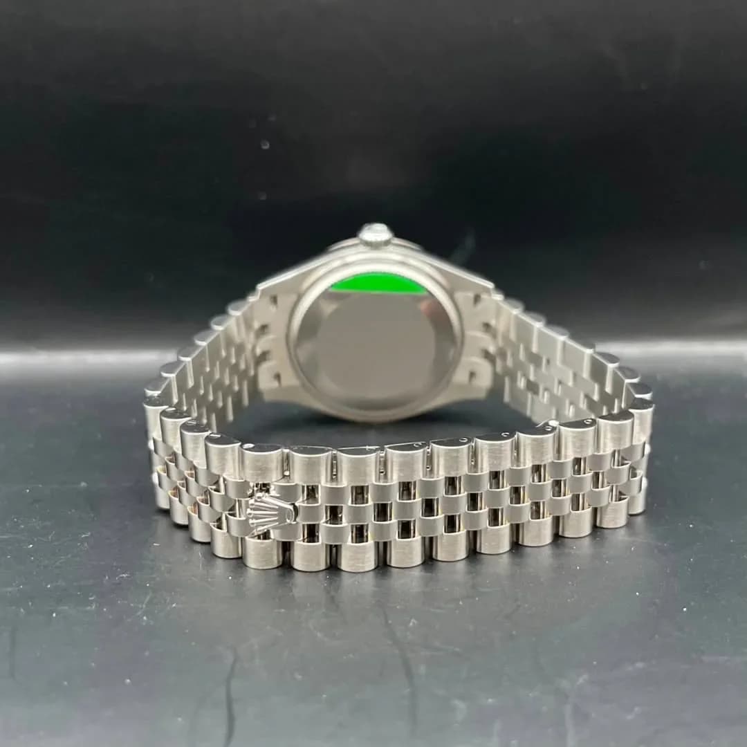 Thumb Datejust 31 Stainless Steel Fluted / Jubilee / Grey - Roman